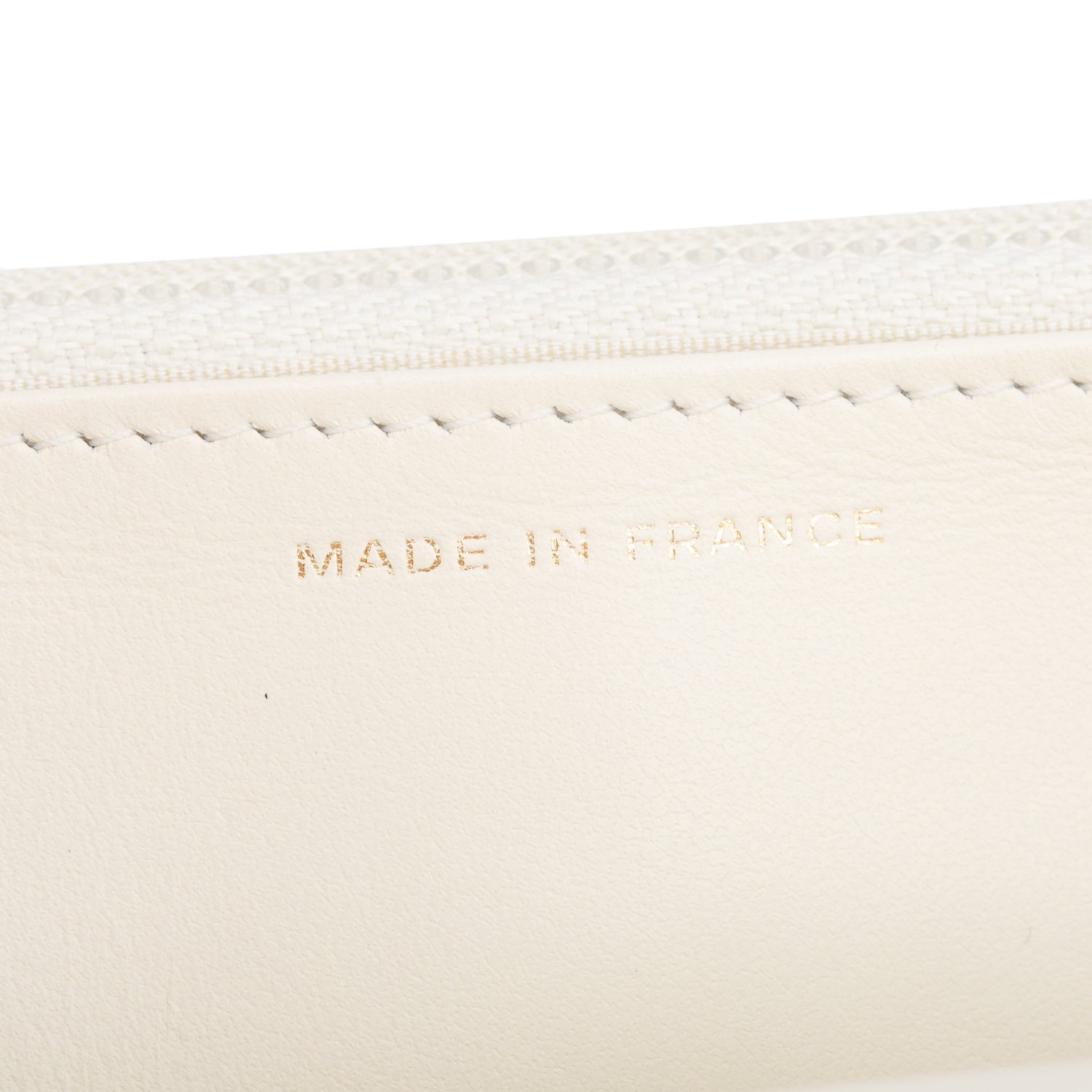 Chanel White Caviar Quilted Boy Wallet on Chain