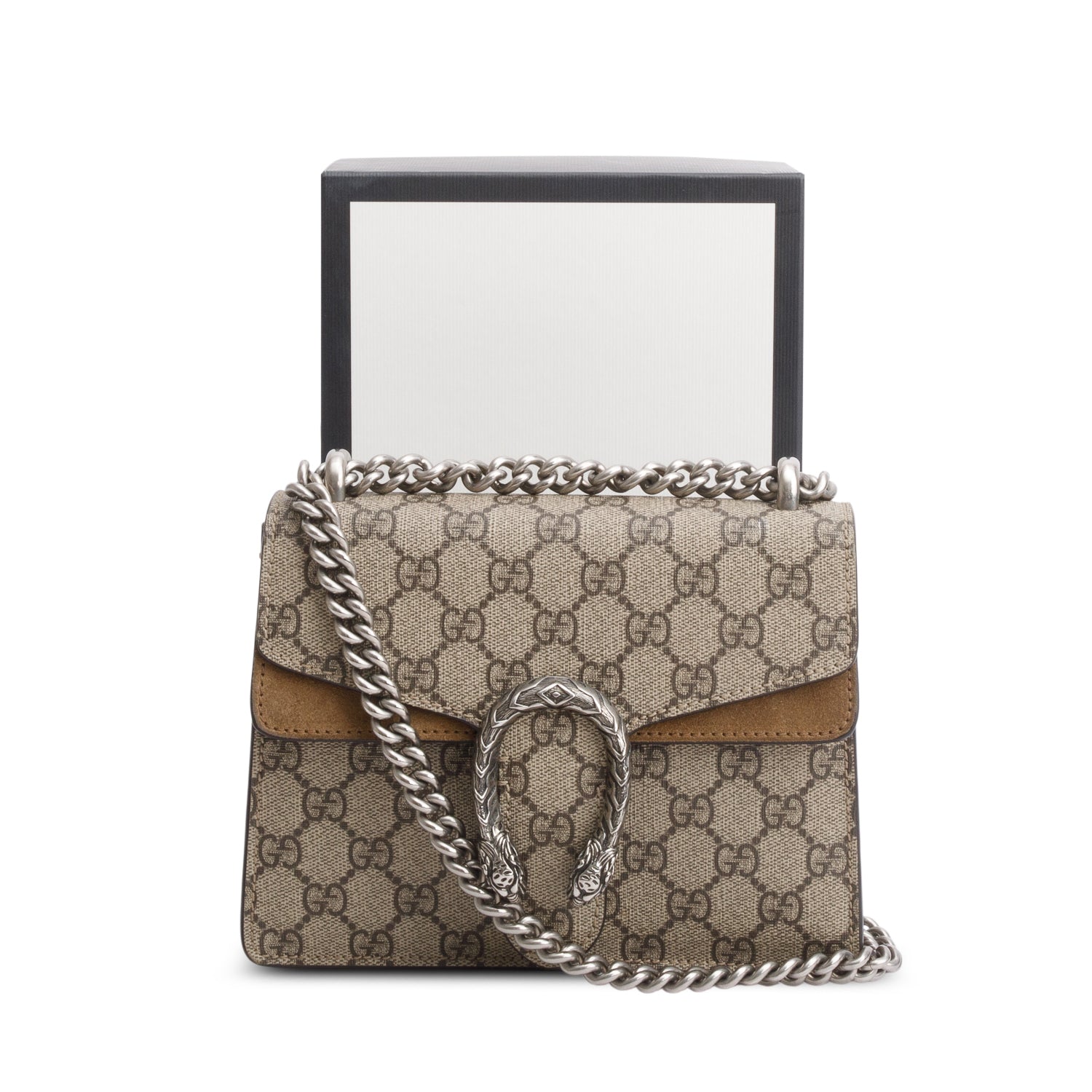 Gucci GG Supreme Dionysus Mini Shoulder Bag w/ Box