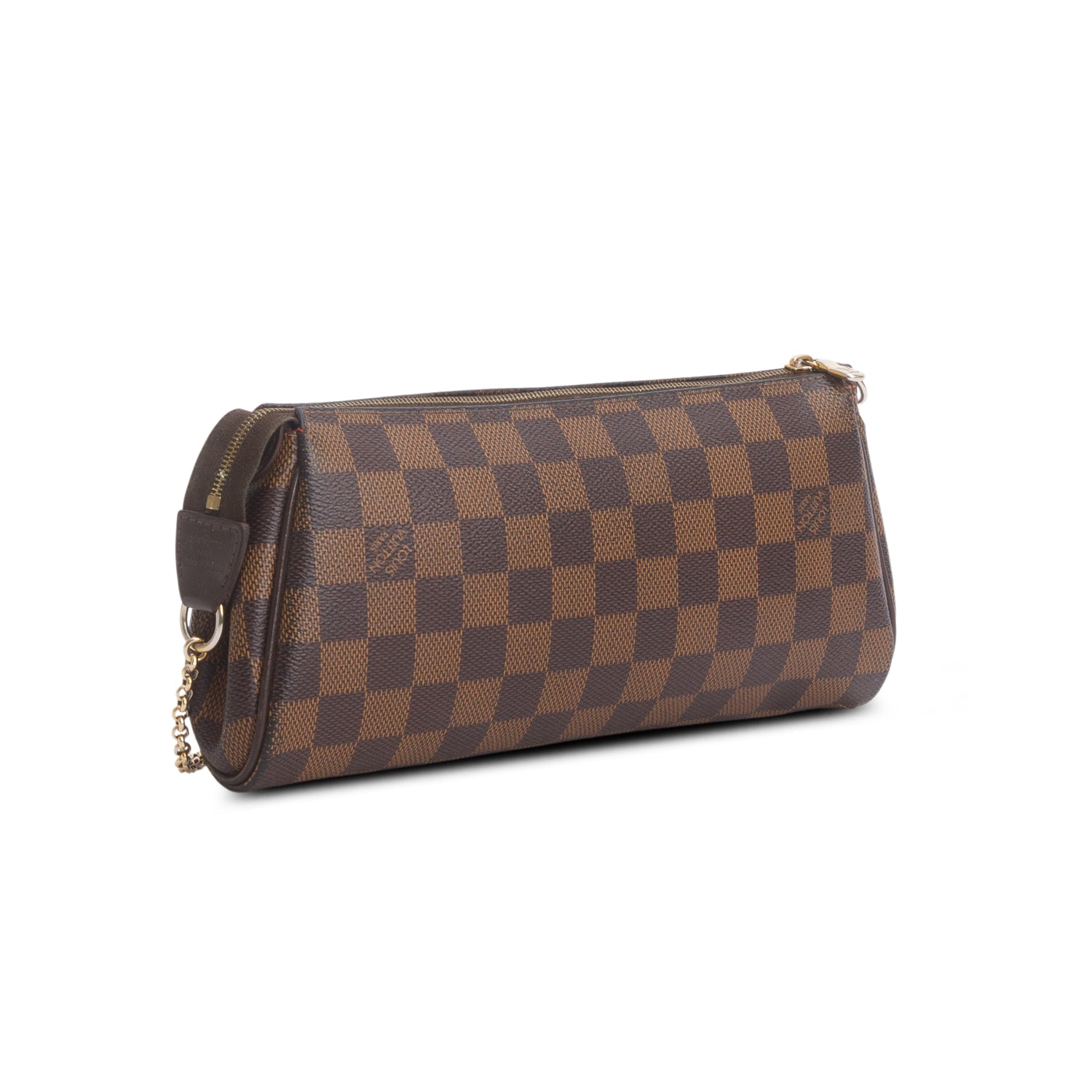 Louis Vuitton Damier Ebene Eva Clutch w/ Straps