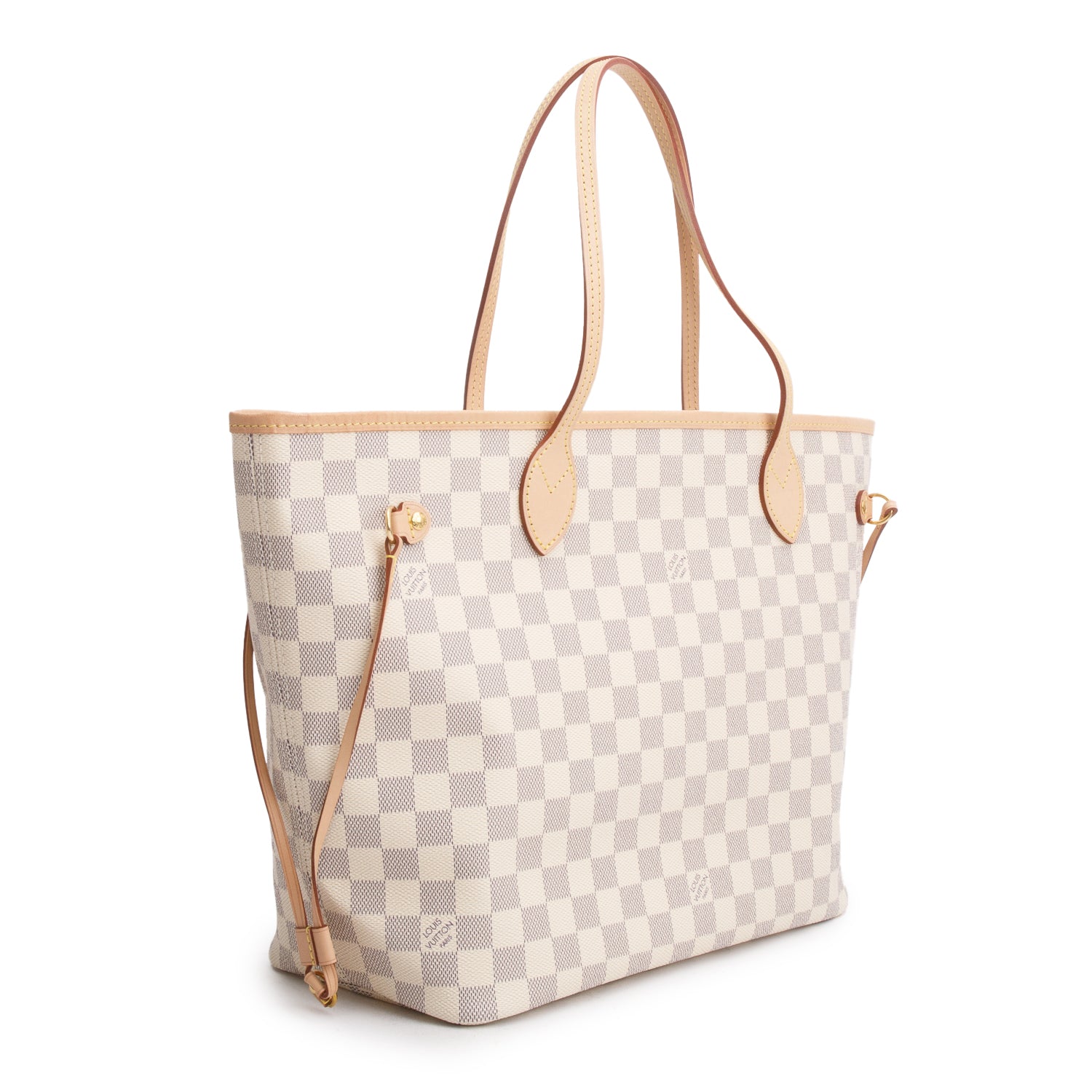 Louis Vuitton 2020 Damier Azur Neverfull MM w/ Pouch