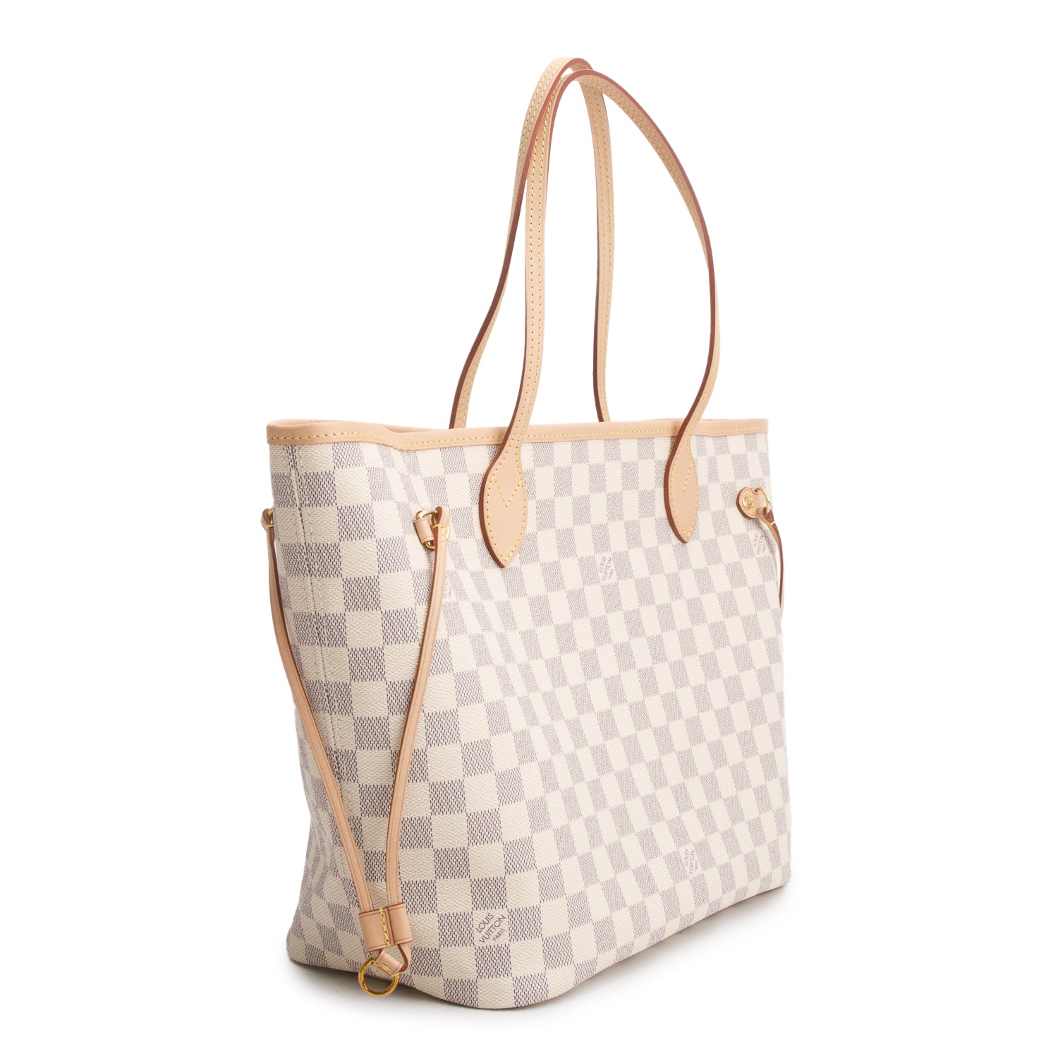 Louis Vuitton 2020 Damier Azur Neverfull MM w/ Pouch