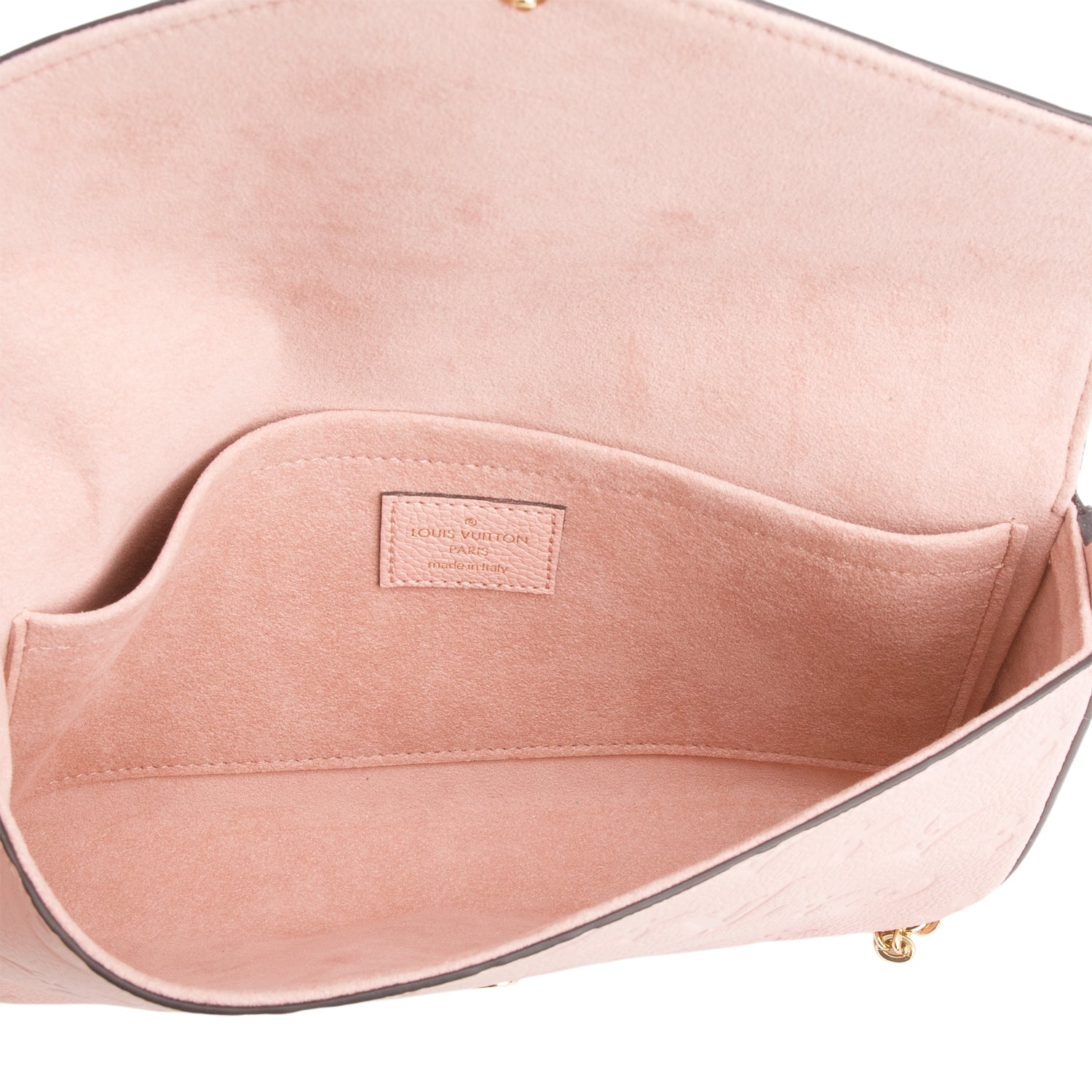 Louis Vuitton Pink Monogram Empreinte Leather Felicie Pochette w/ Box