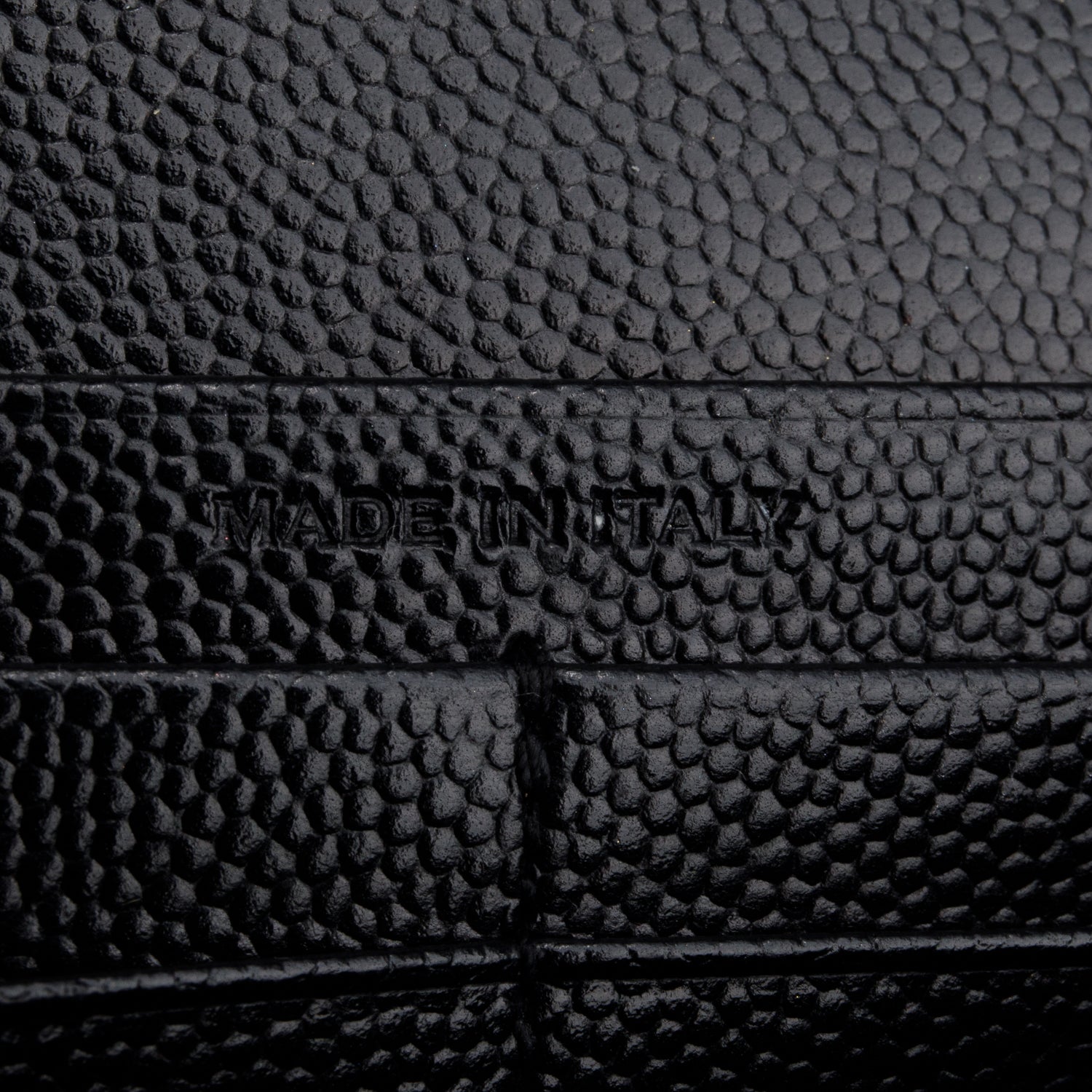 Saint Laurent So Black Grain De Poudre Leather Classic Cassandre Envelope Chain Wallet