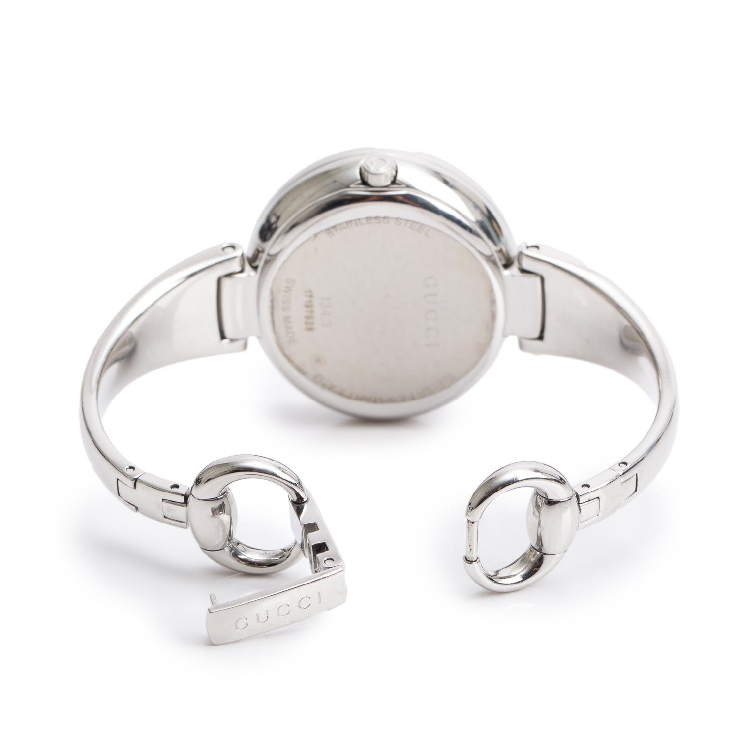 Gucci Stainless Steel Guccissima Watch Brown Dial 134.3