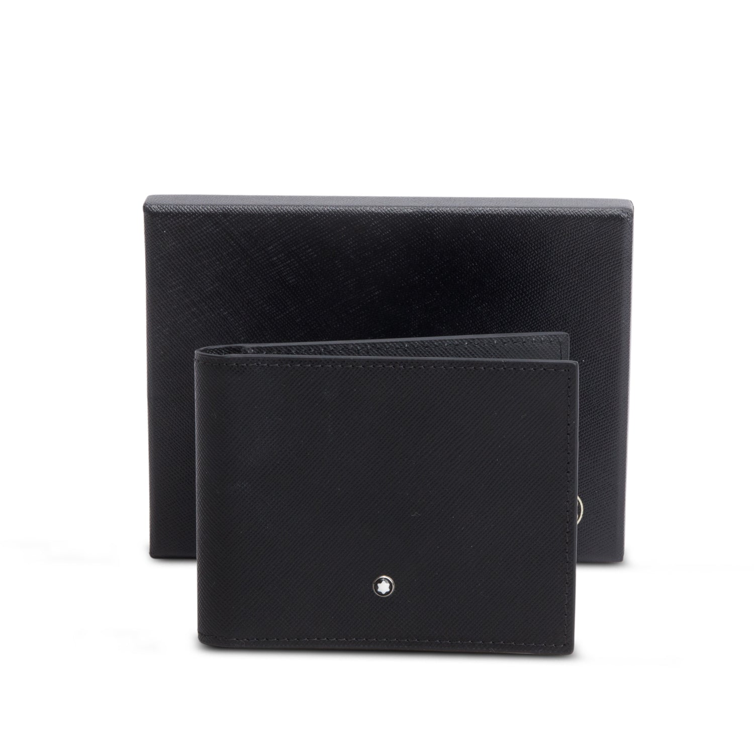 Montblanc Black Saffiano Leather Sartorial Wallet 6CC w/ Box