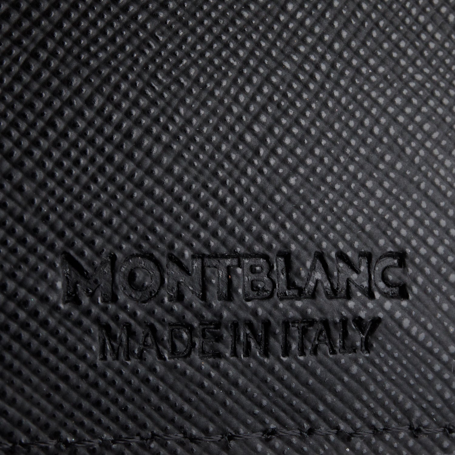 Montblanc Black Saffiano Leather Sartorial Wallet 6CC w/ Box