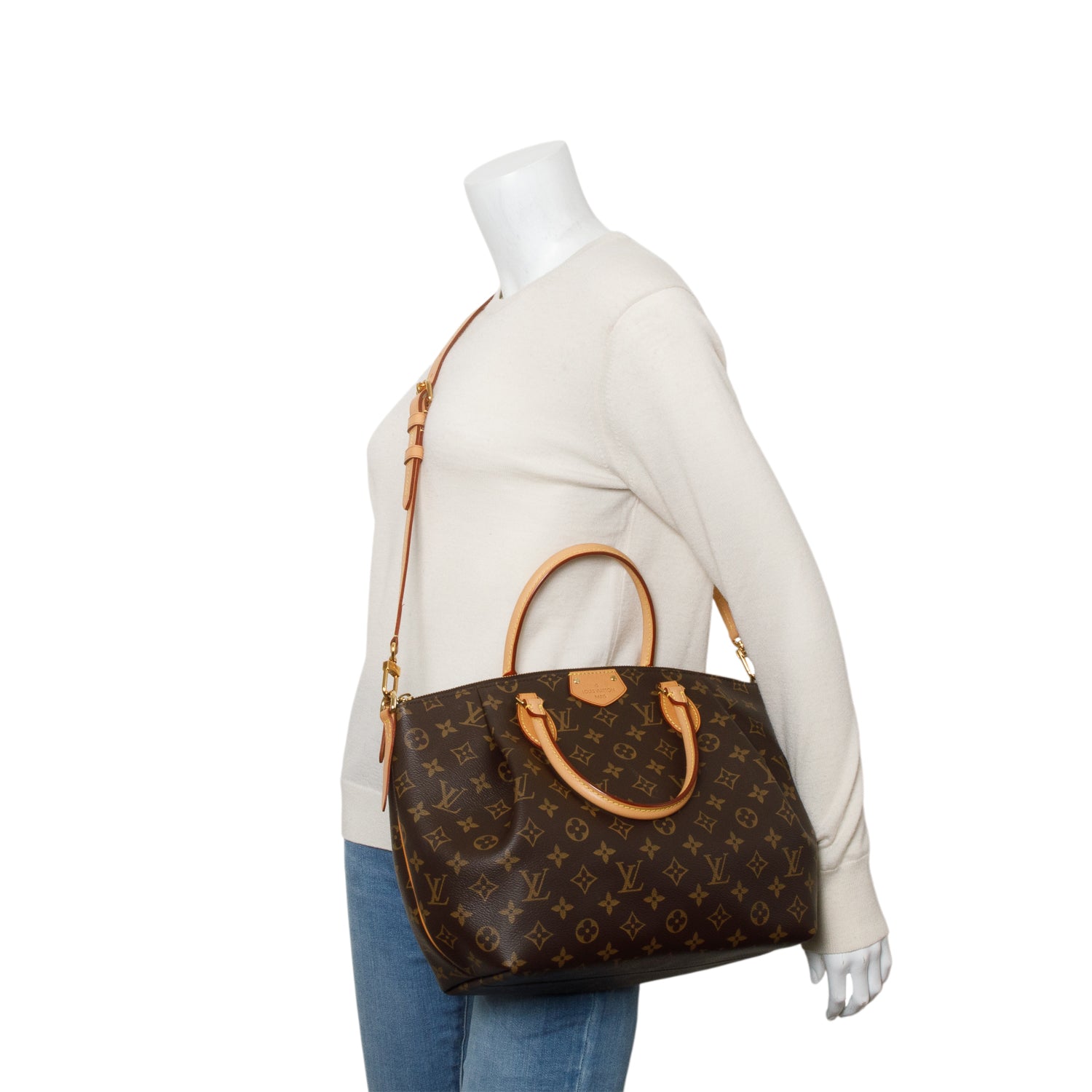 Louis Vuitton Monogram Turenne MM w/ Strap & Receipt