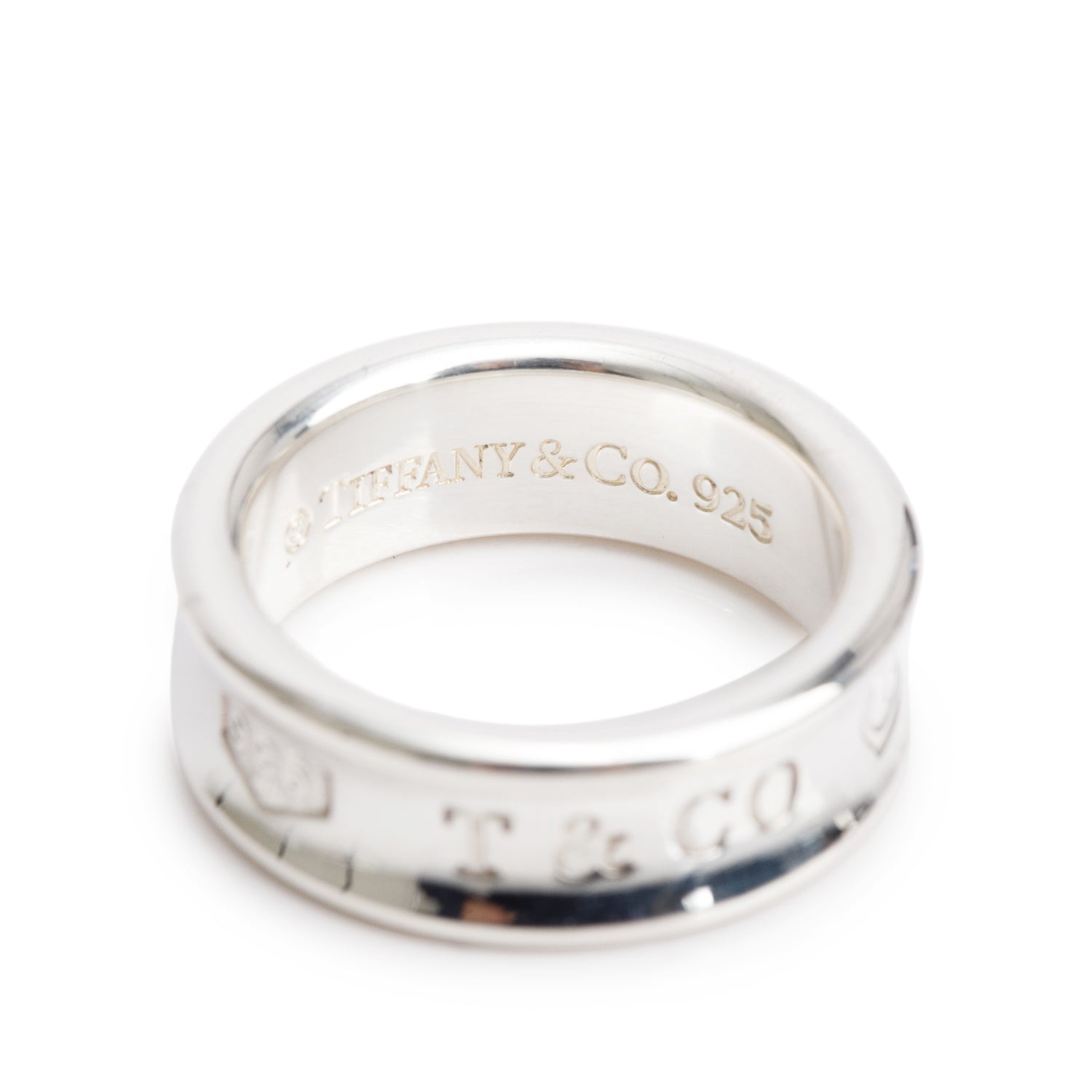 Tiffany & Co. Sterling Silver Medium 1837 Ring, Size 6