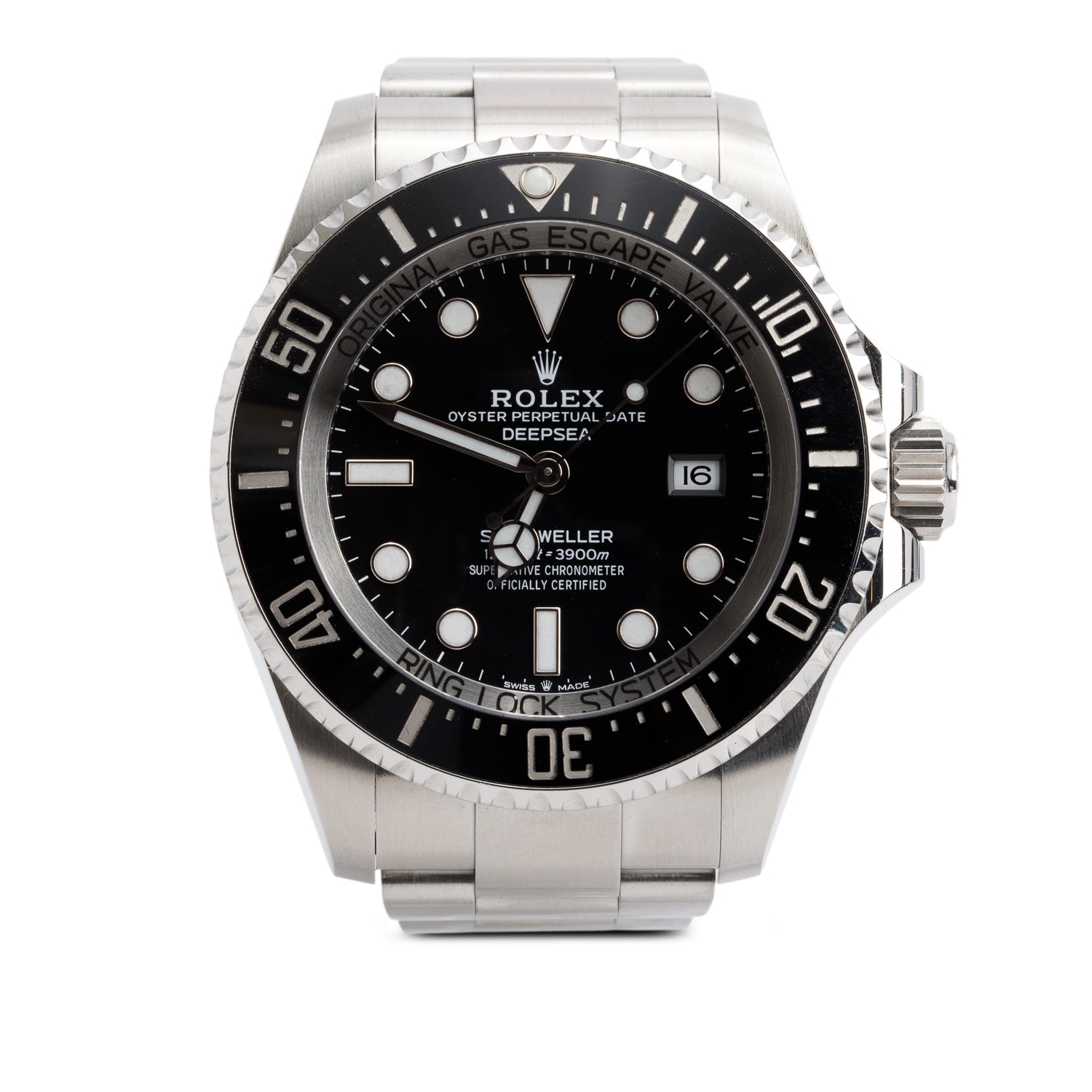 Rolex Stainless Steel Sea-Dweller Deepsea 44 MM Automatic Watch 126660 w/ Box & Papers
