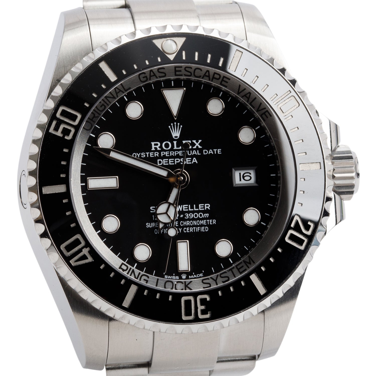 Rolex Stainless Steel Sea-Dweller Deepsea 44 MM Automatic Watch 126660 w/ Box & Papers