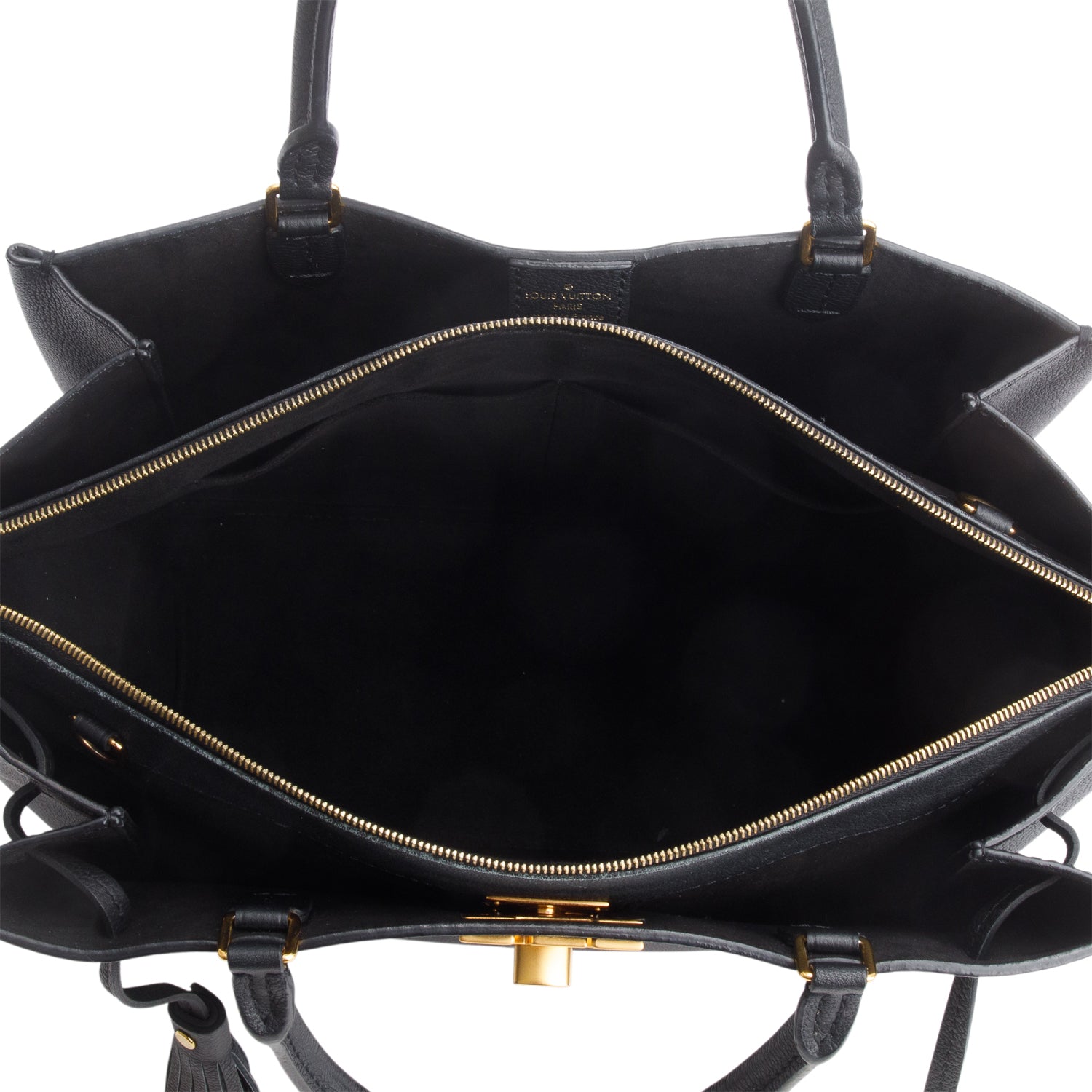 Louis Vuitton Black Calfskin LockMeTo Tote w/ Strap