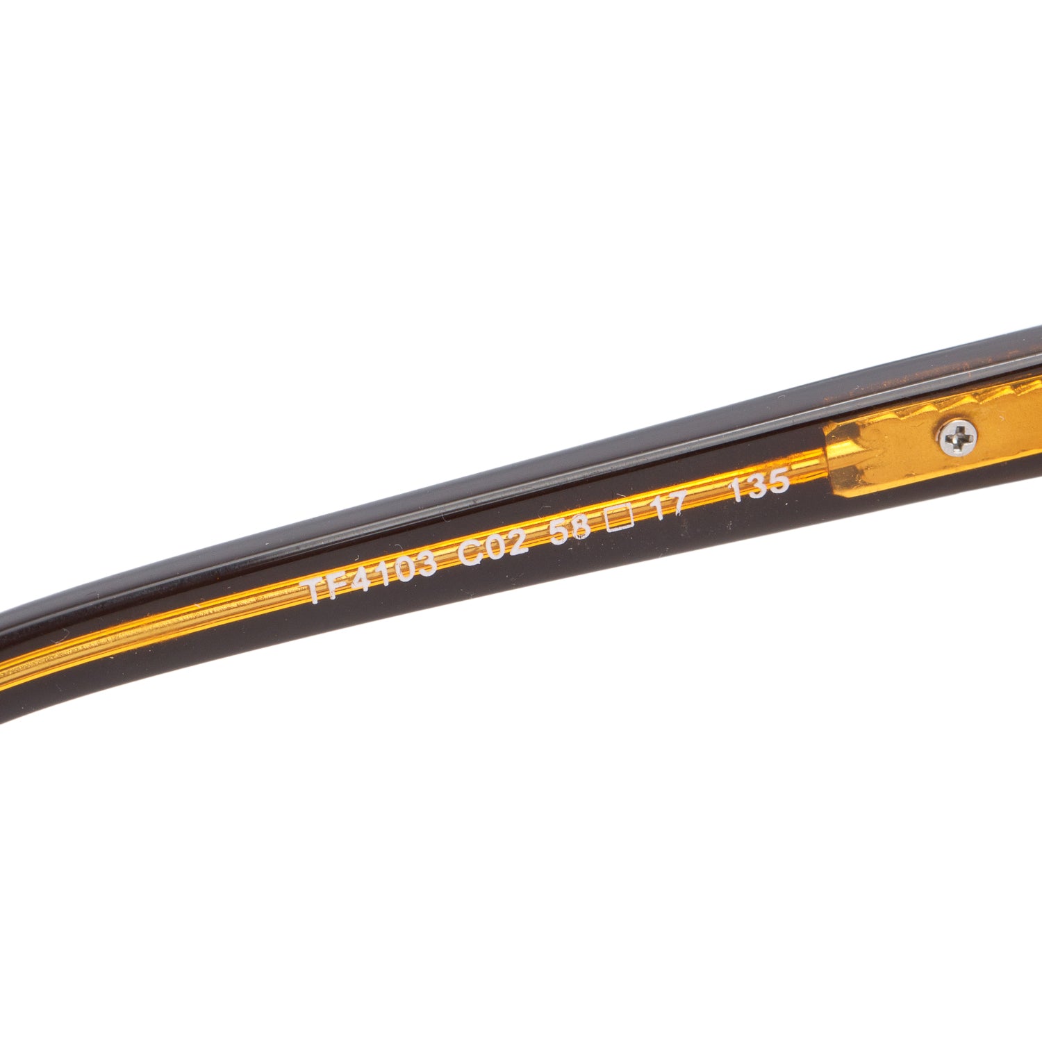 Tiffany & Co. TF4103 Gold Tone Brown Tortoise Crystal Victoria Butterfly Sunglasses w/ Case