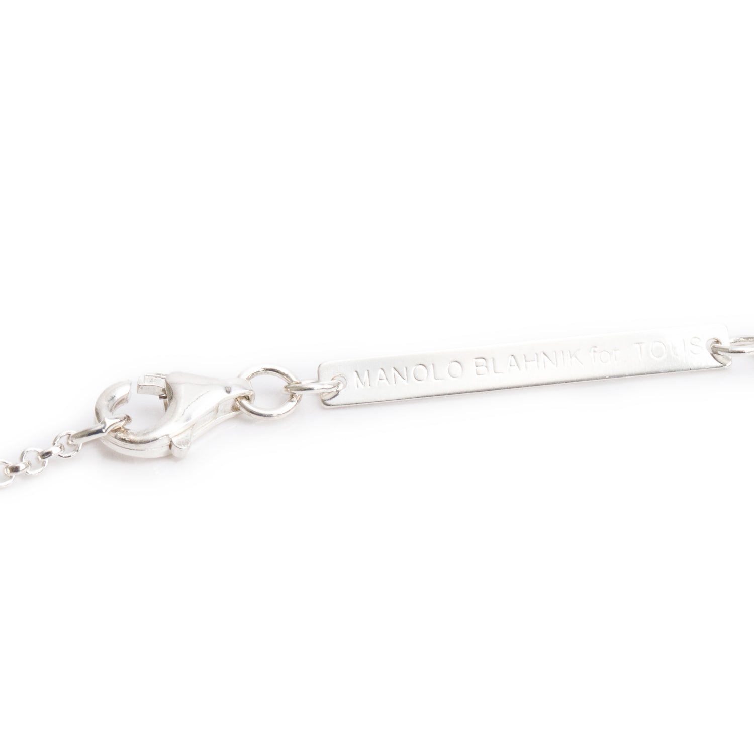Tous Sterling Silver Manolo Blahnik Shoe Pendant Necklace