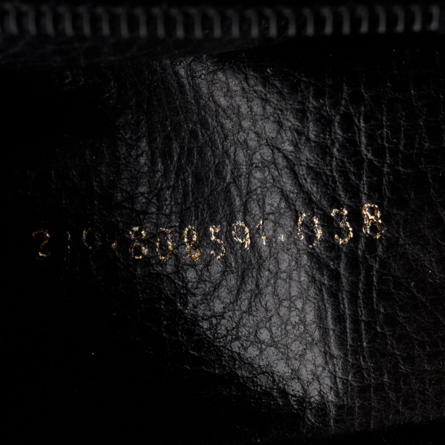 Fendi Vintage Black Leather Crossbody Bag