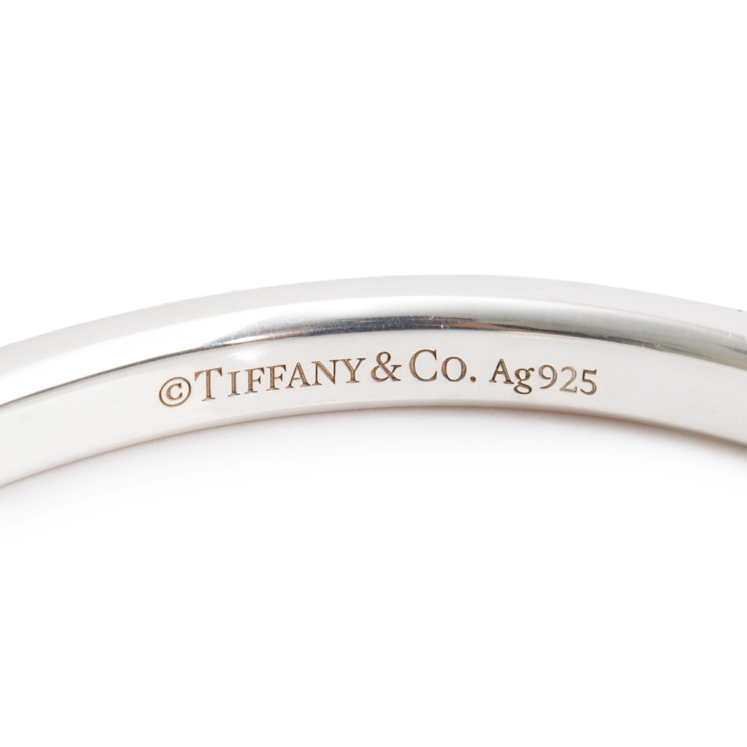 Tiffany & Co. Sterling Silver 1837 Narrow Makers Cuff