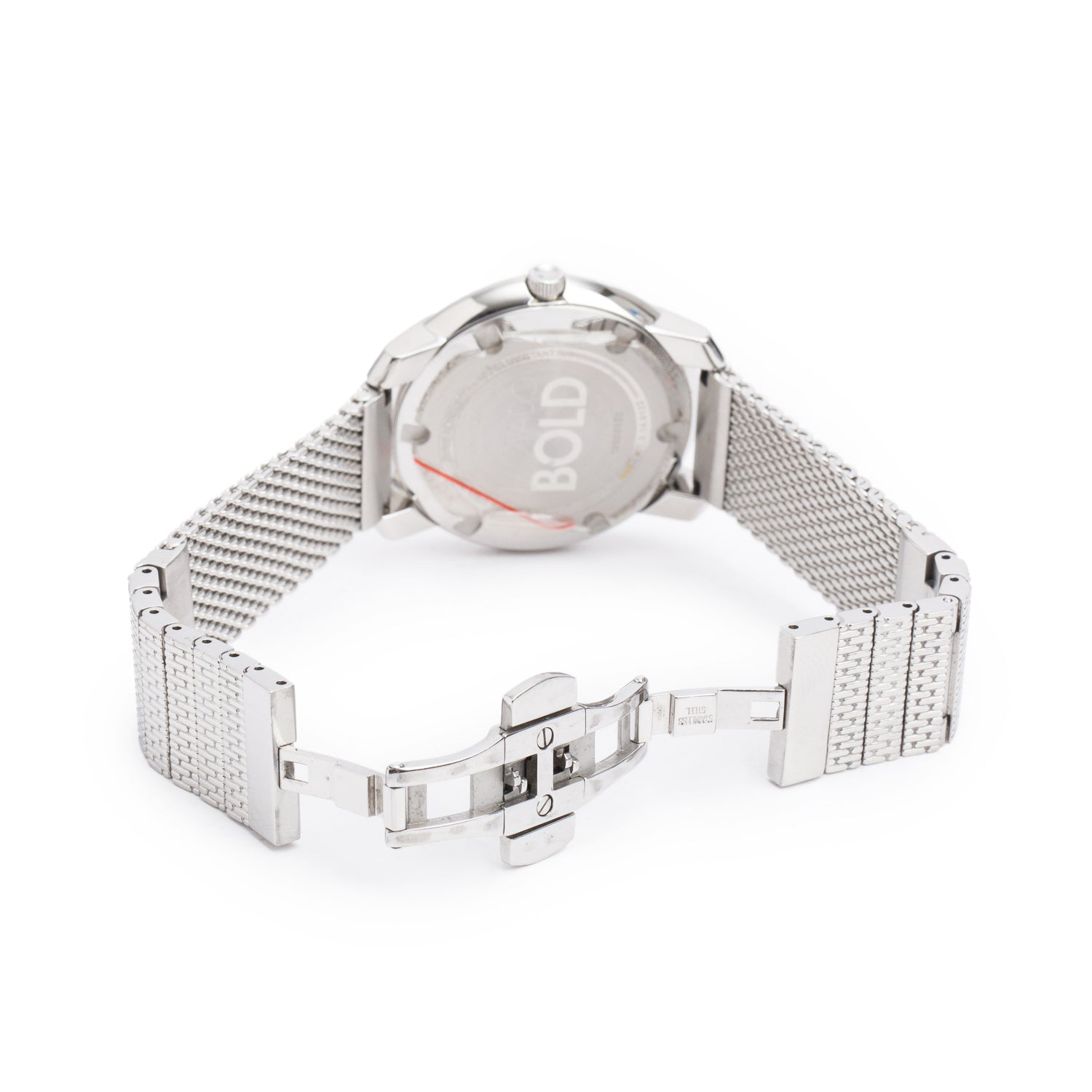 Movado Stainless Steel Bold 35 MM Watch w/ Box