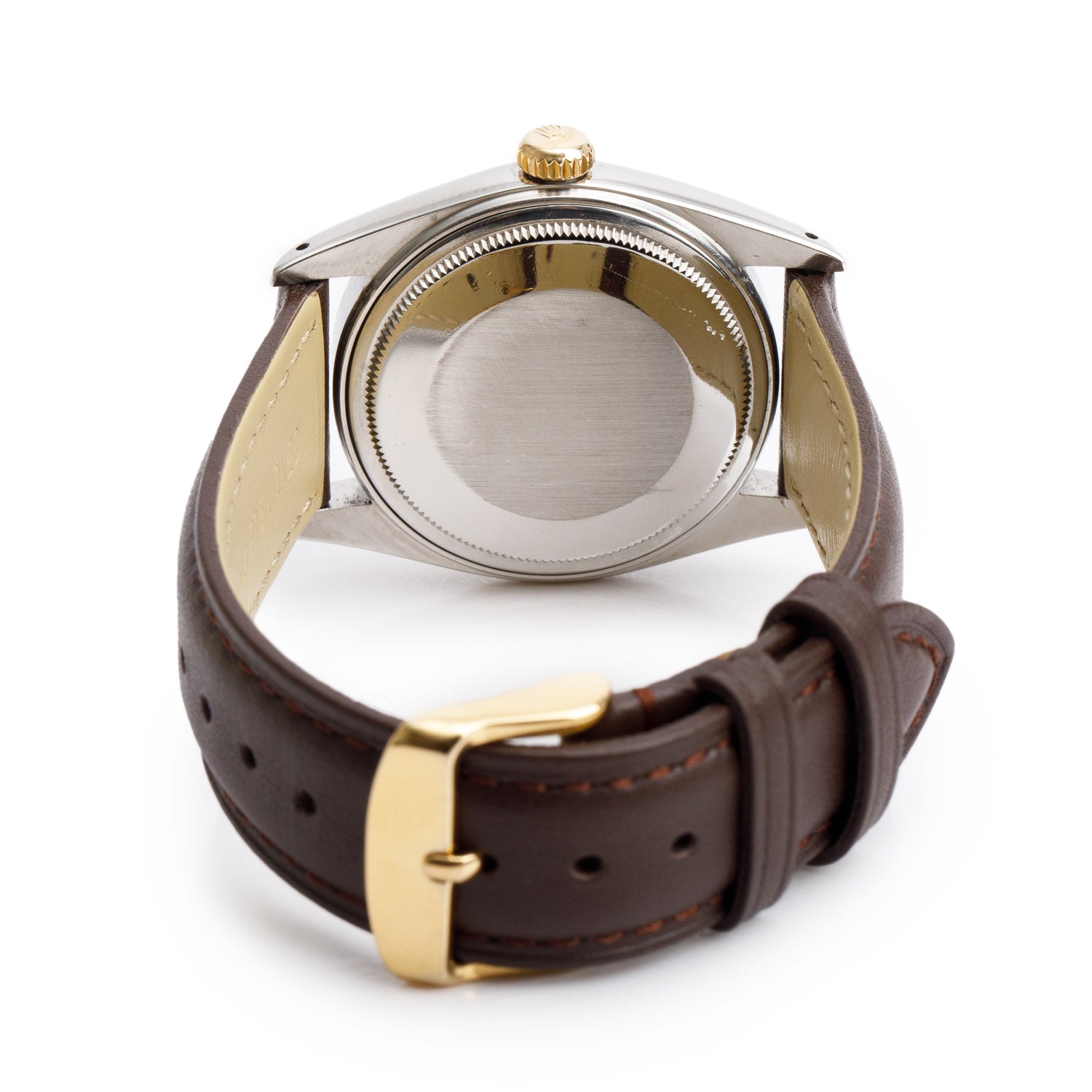 Rolex Stainless Steel & 18k Yellow Gold Datejust 36 MM Watch Gold Dial 16013