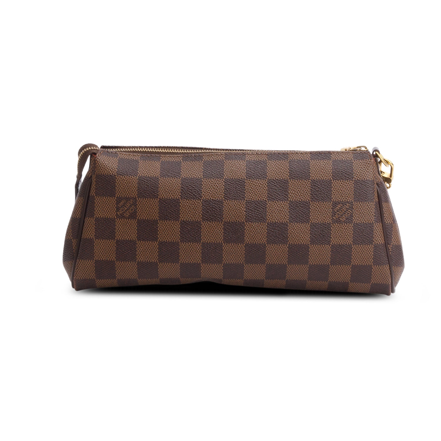 Louis Vuitton Damier Ebene Eva Clutch w/ Box & Straps