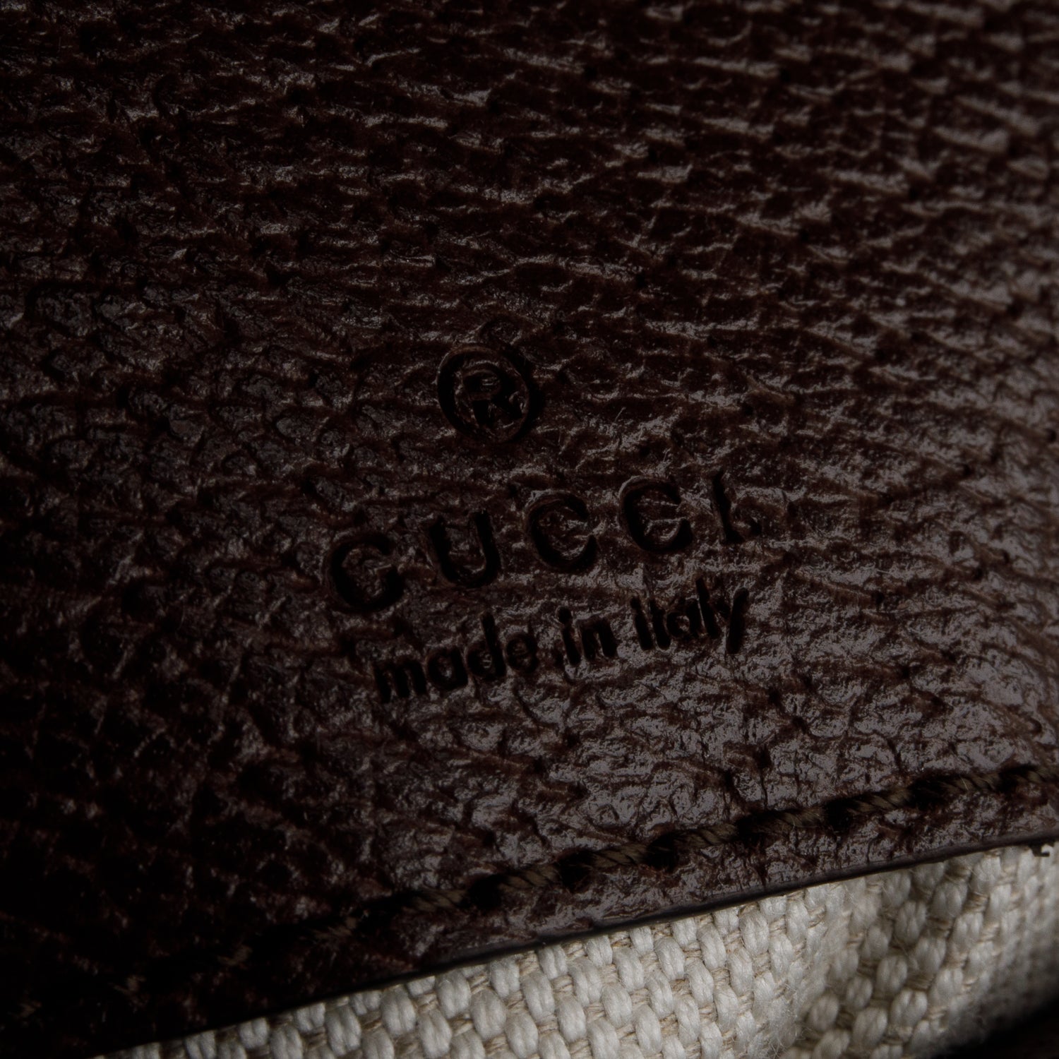 Gucci GG Supreme Monogram Textured Dollar Calfskin Blondie Belt Bag