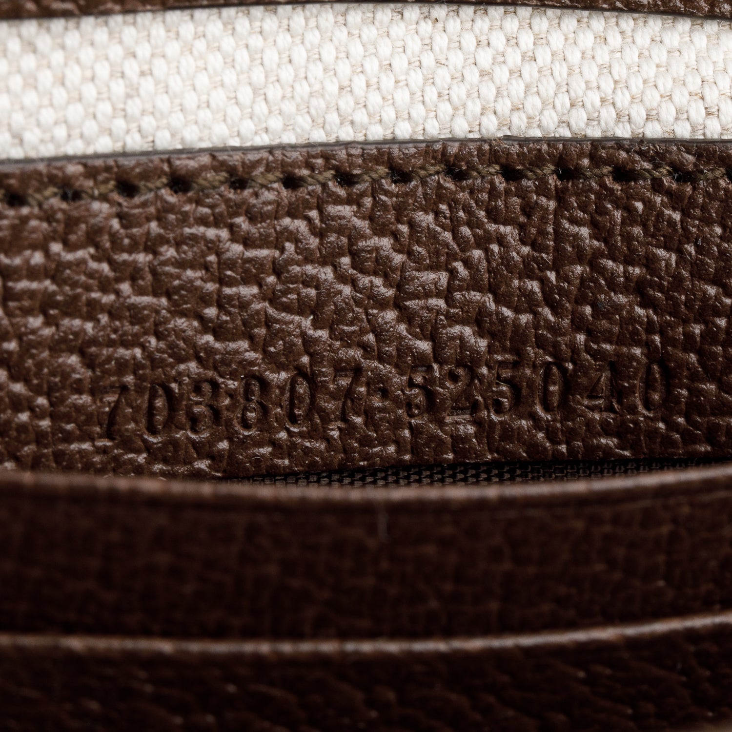 Gucci GG Supreme Monogram Textured Dollar Calfskin Blondie Belt Bag