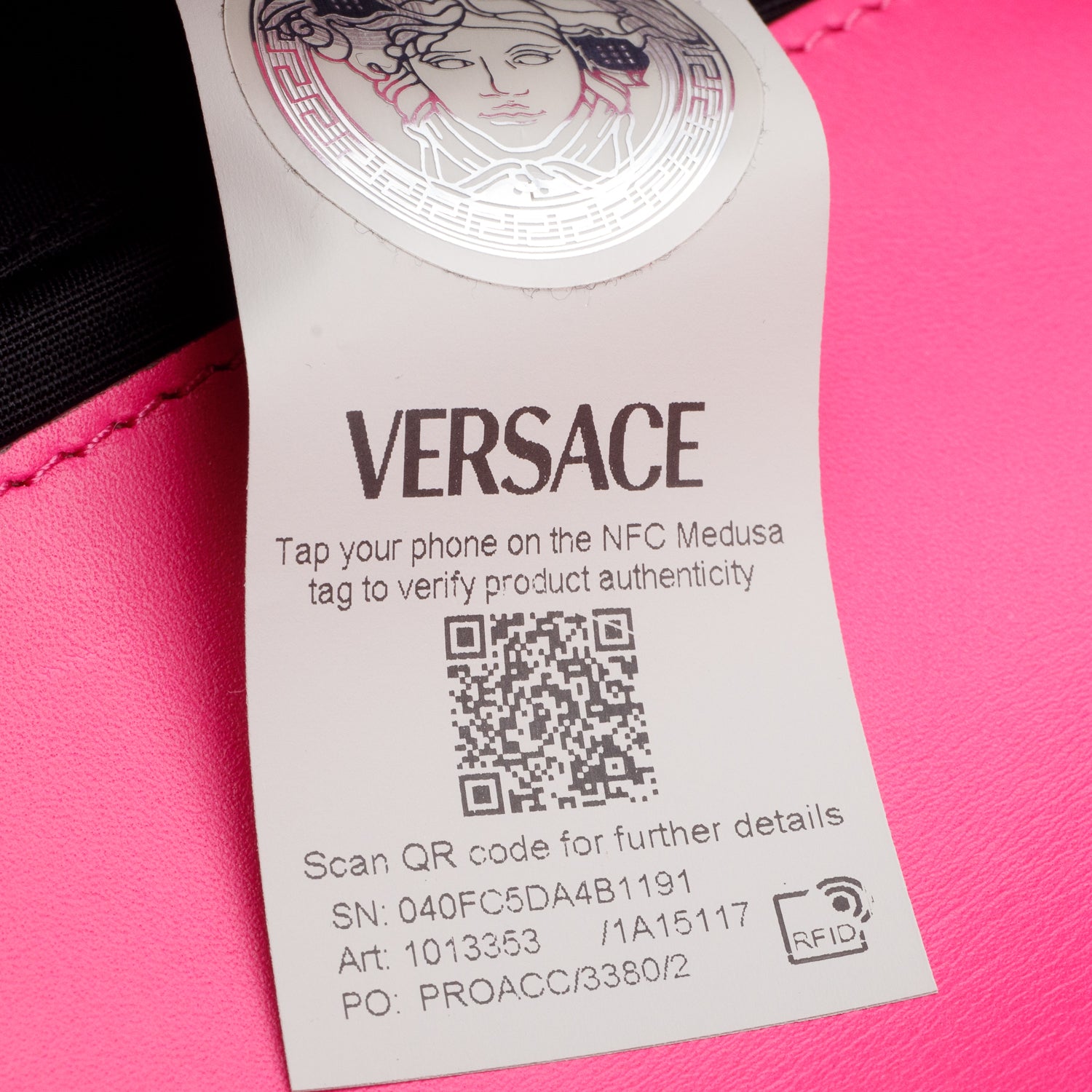Versace Blue/Purple Tweed Quilted La Medusa Shoulder Bag w/ Box