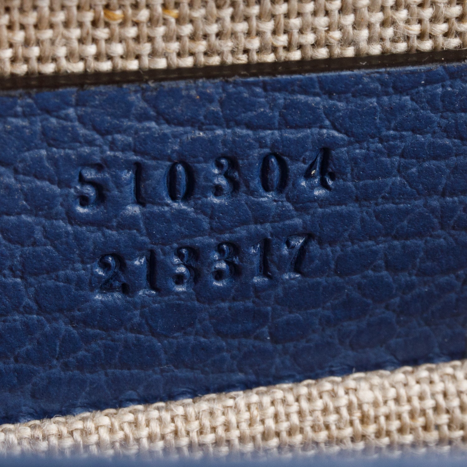 Gucci Blue Dollar Calfskin Small Interlocking G Shoulder Bag