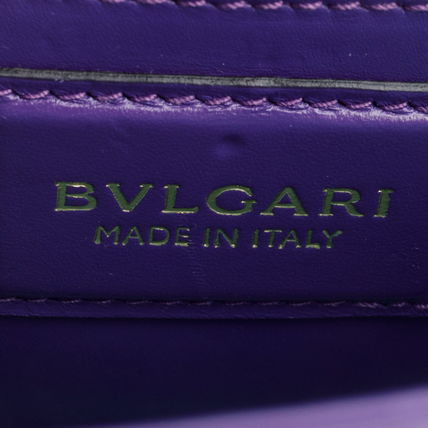Bulgari Purple Calfskin Serpenti Forever Crossbody Bag