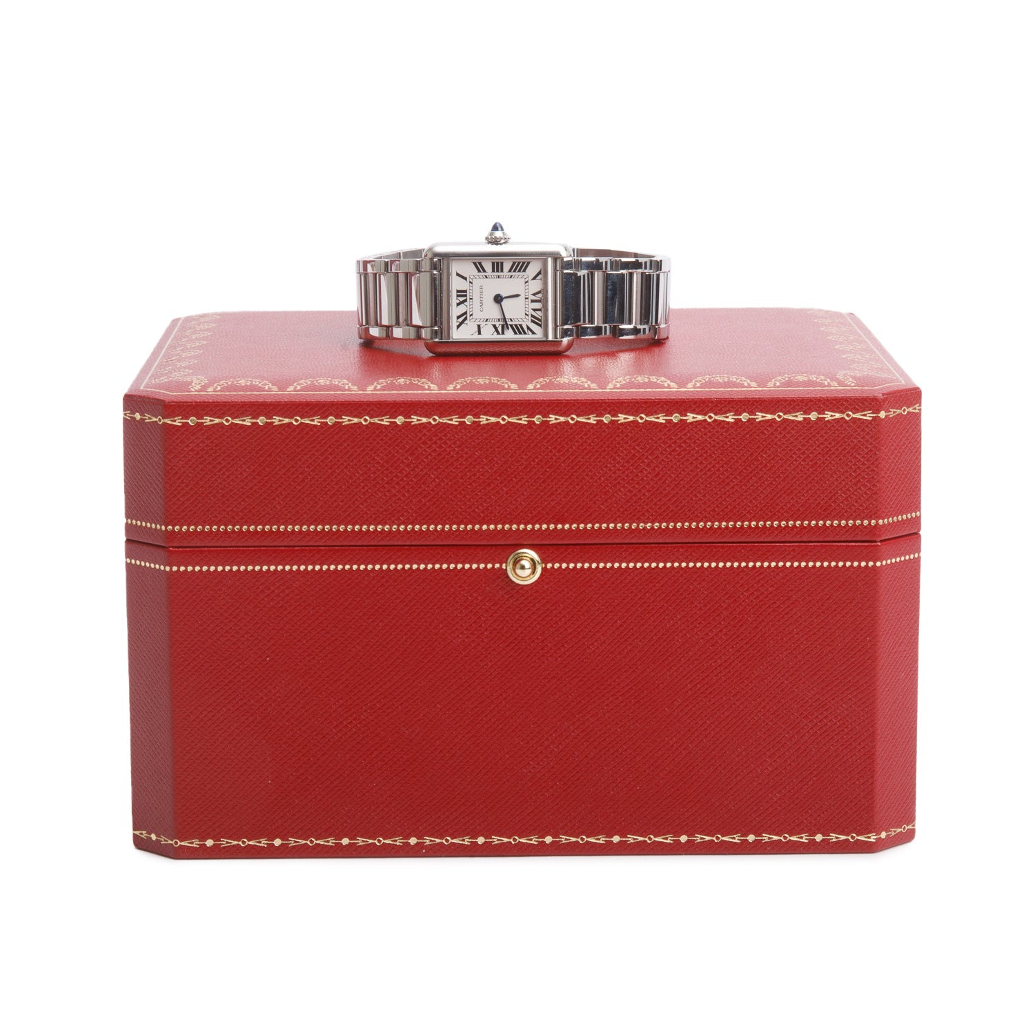 Cartier 2025 Stainless Steel Tank Must de Cartier Quartz Watch, Small Model 4322 w/ Box & Papers
