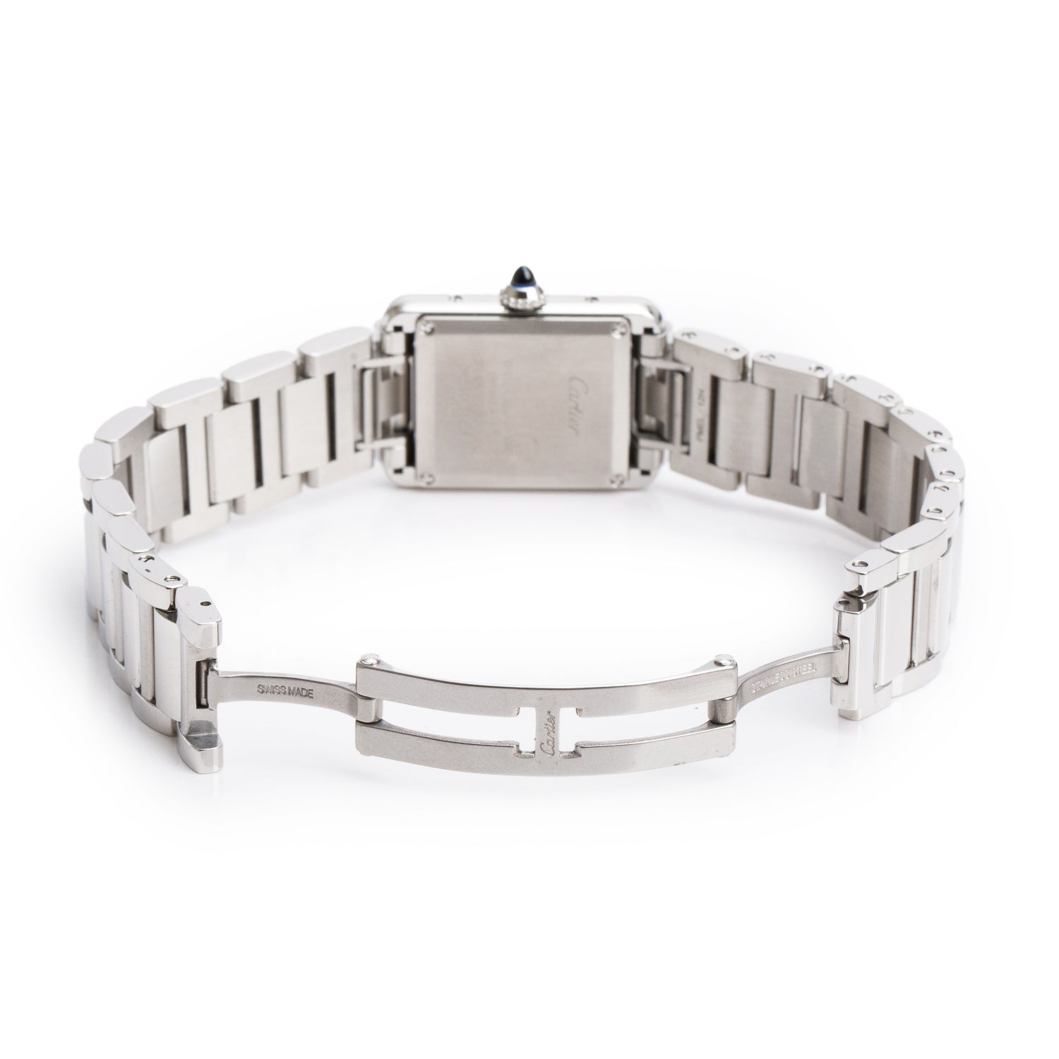 Cartier 2025 Stainless Steel Tank Must de Cartier Quartz Watch, Small Model 4322 w/ Box & Papers