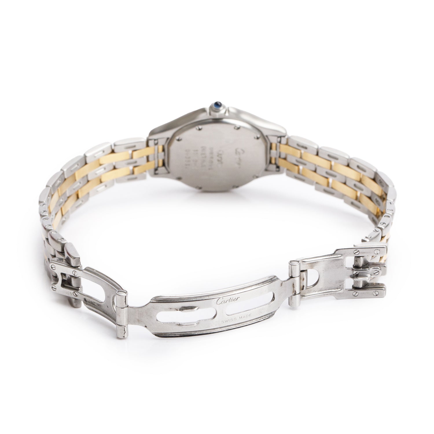Cartier Stainless Steel & 18k Yellow Gold Cougar 26 MM Quartz Watch 187906