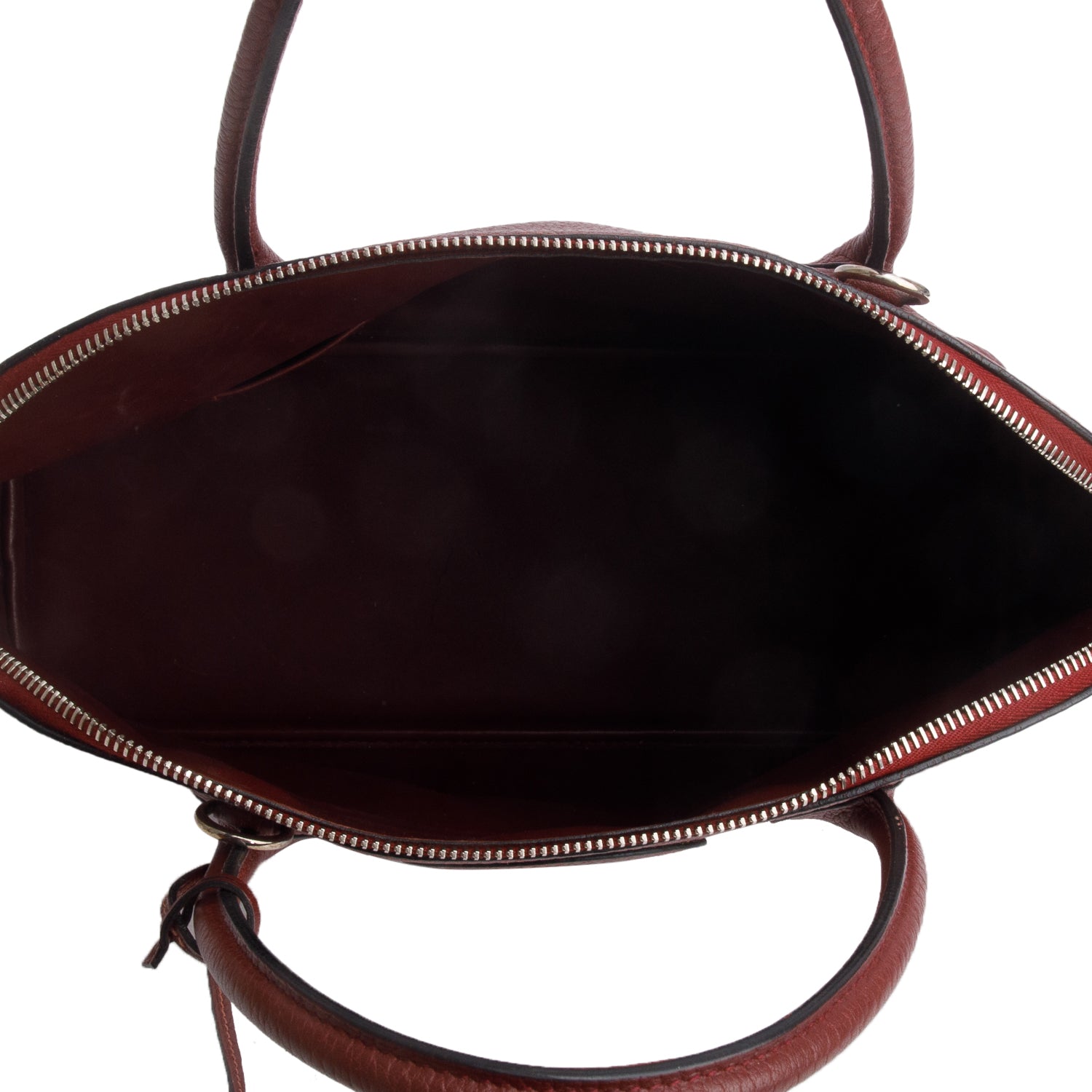 Hermes Rouge H Taurillon Clemence Bolide 35 w/ Box & Strap