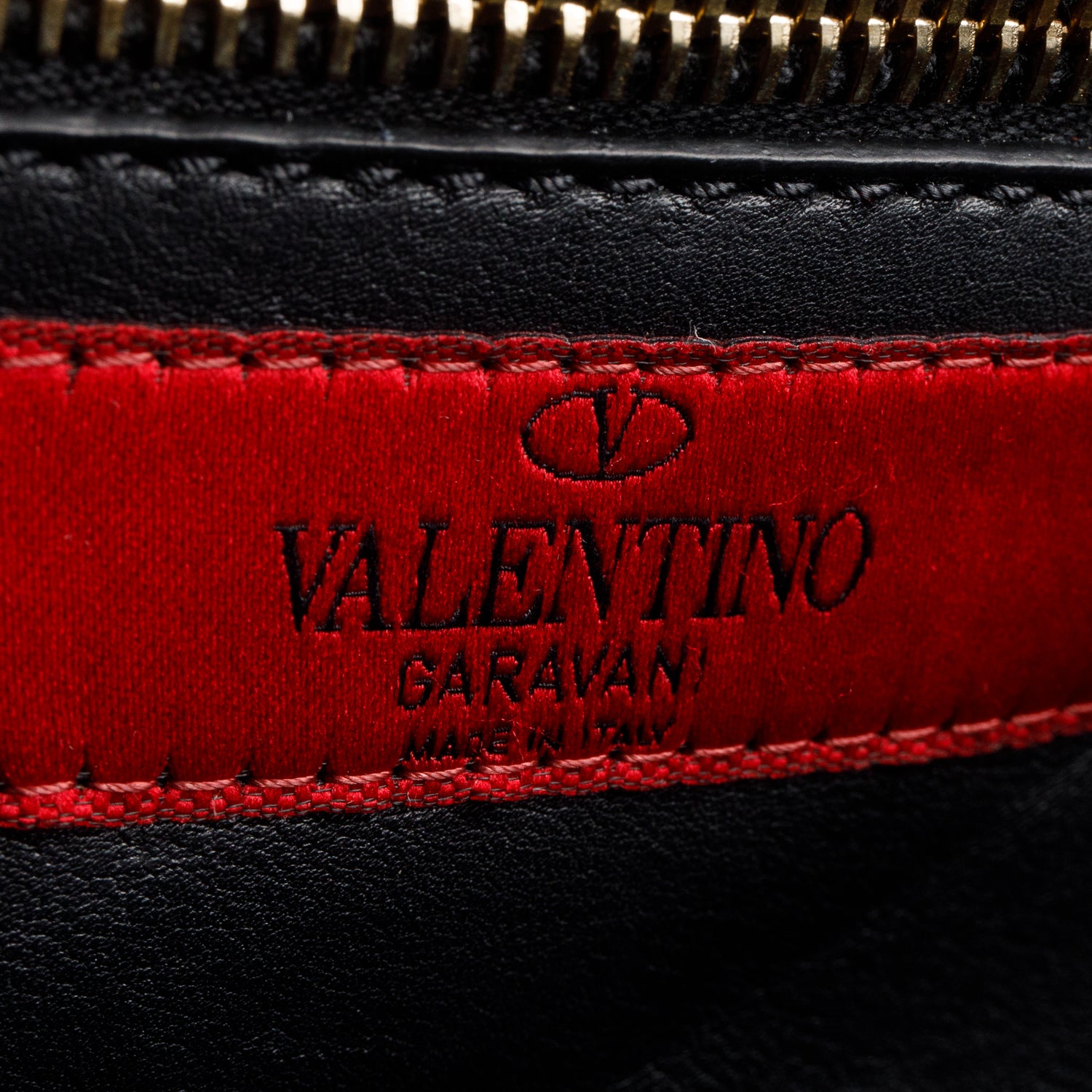 Valentino Black Calfskin Leather Small Rockstud Tote Bag w/ Strap