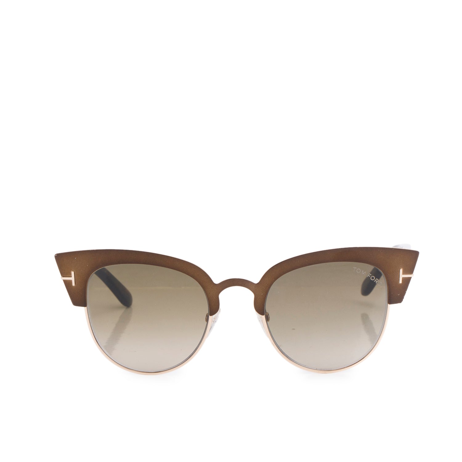 Tom Ford TF 607 Alexandra-02 Brown Havana Square Sunglasses w/ Box & Case
