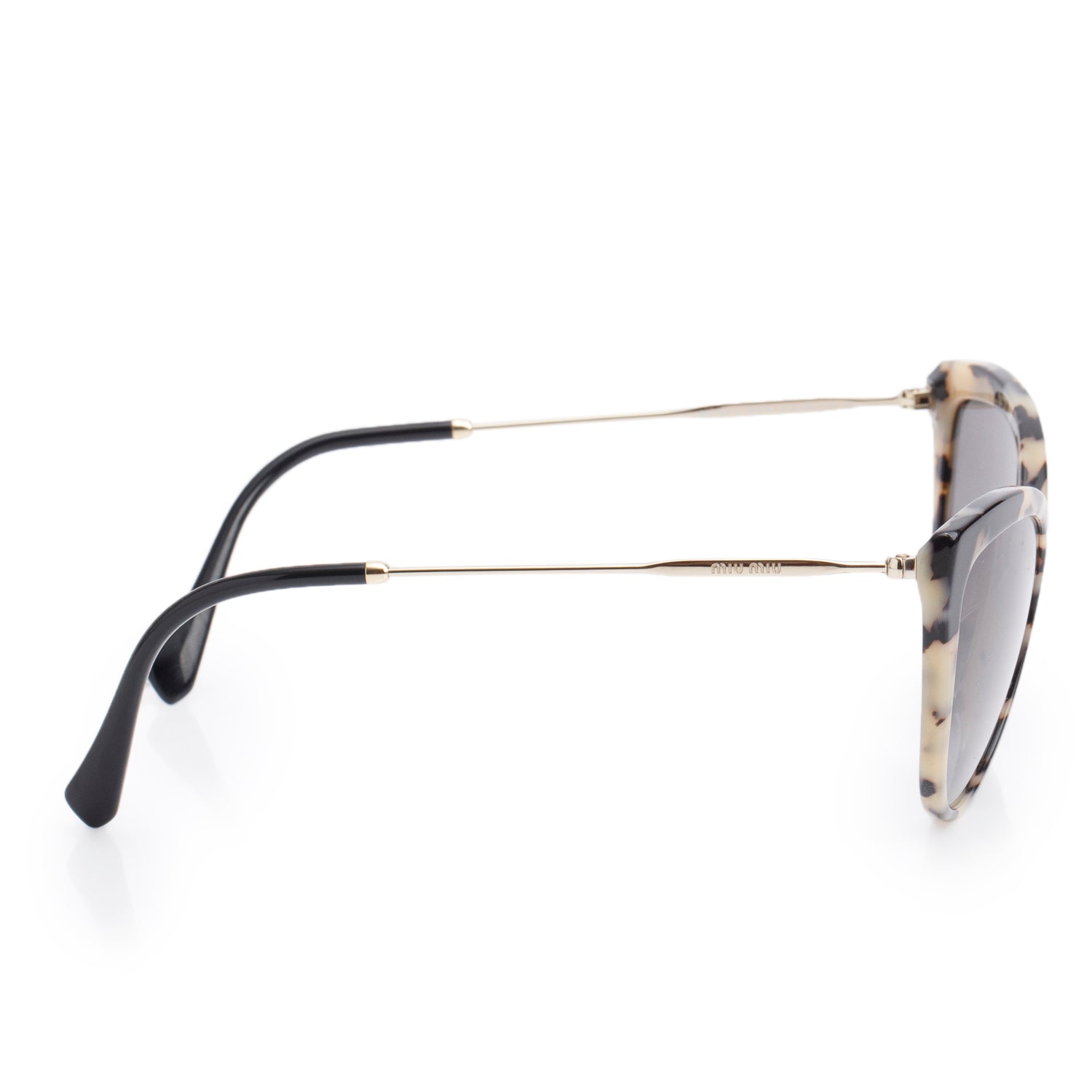 Miu Miu SMU 03U-A Tortoise Acetate Cat Eye Sunglasses w/ Box & Case
