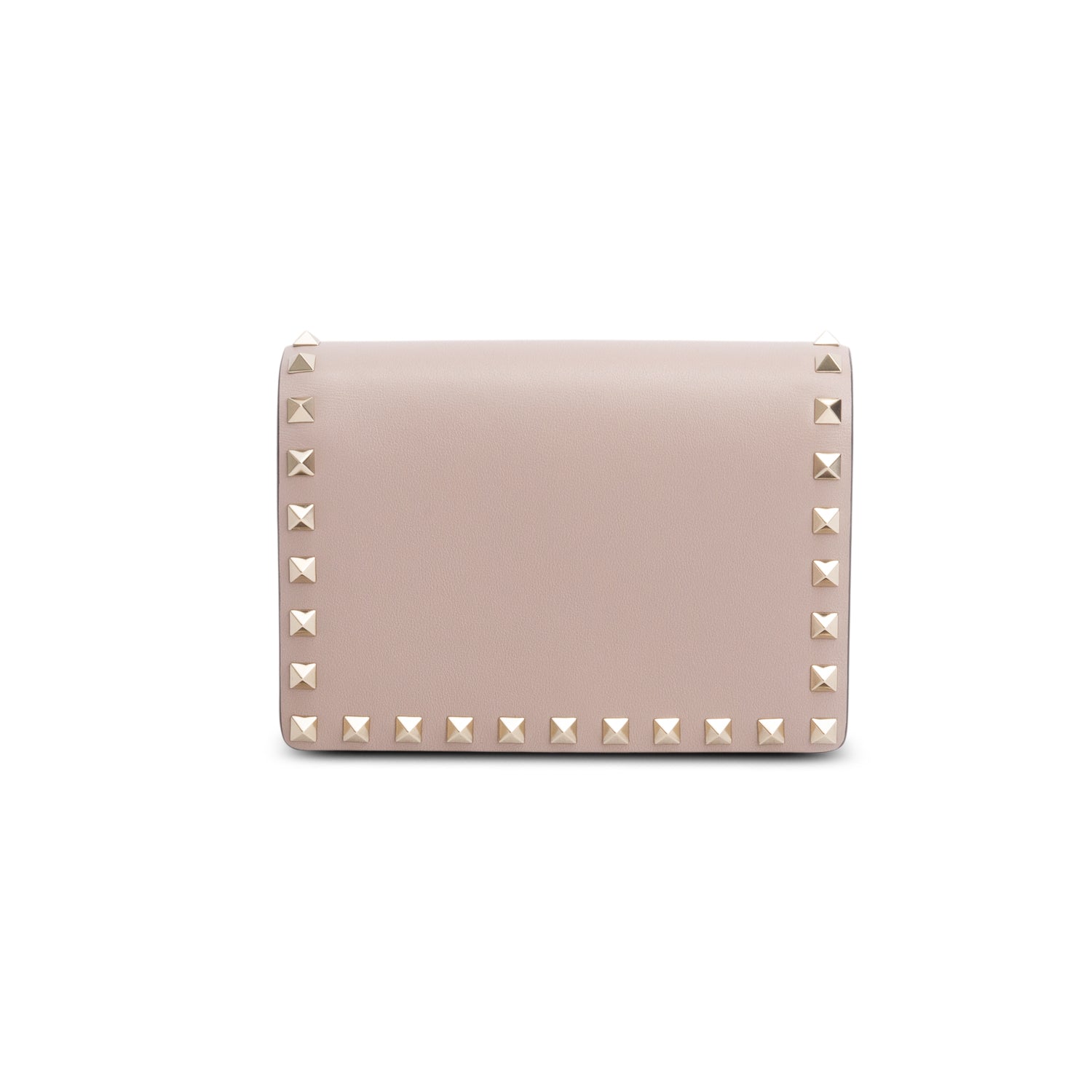 Valentino Pink Rockstud Wallet on Chain w/ Box