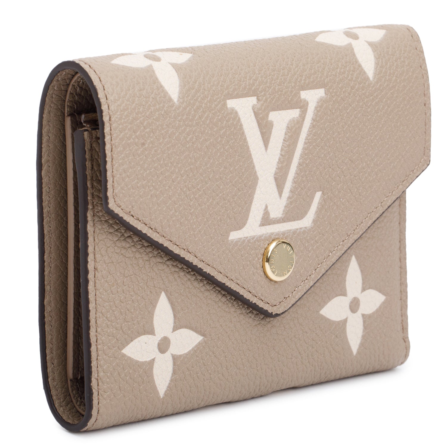 Louis Vuitton Grey Empreinte Monogram Giant Victorine Wallet