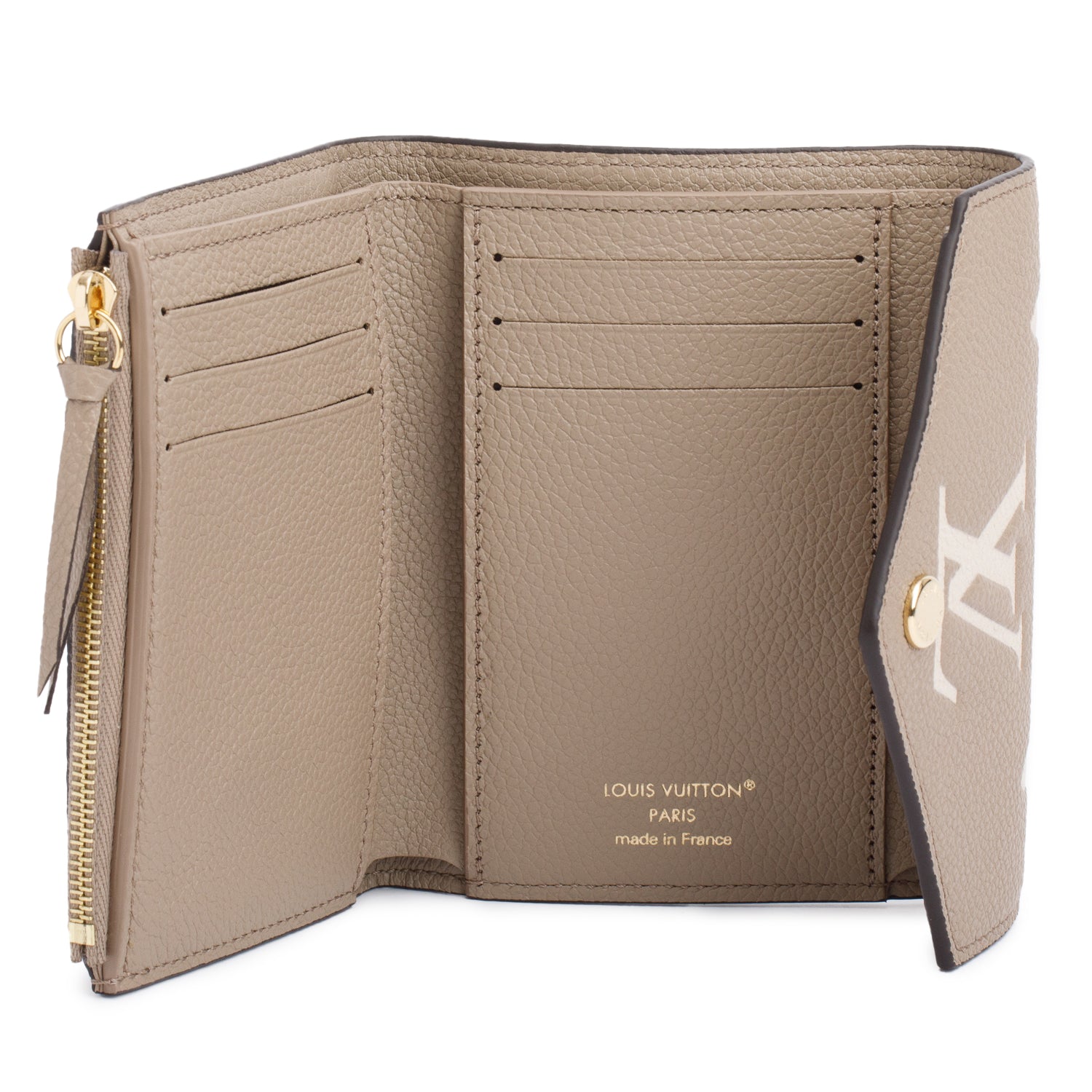 Louis Vuitton Grey Empreinte Monogram Giant Victorine Wallet