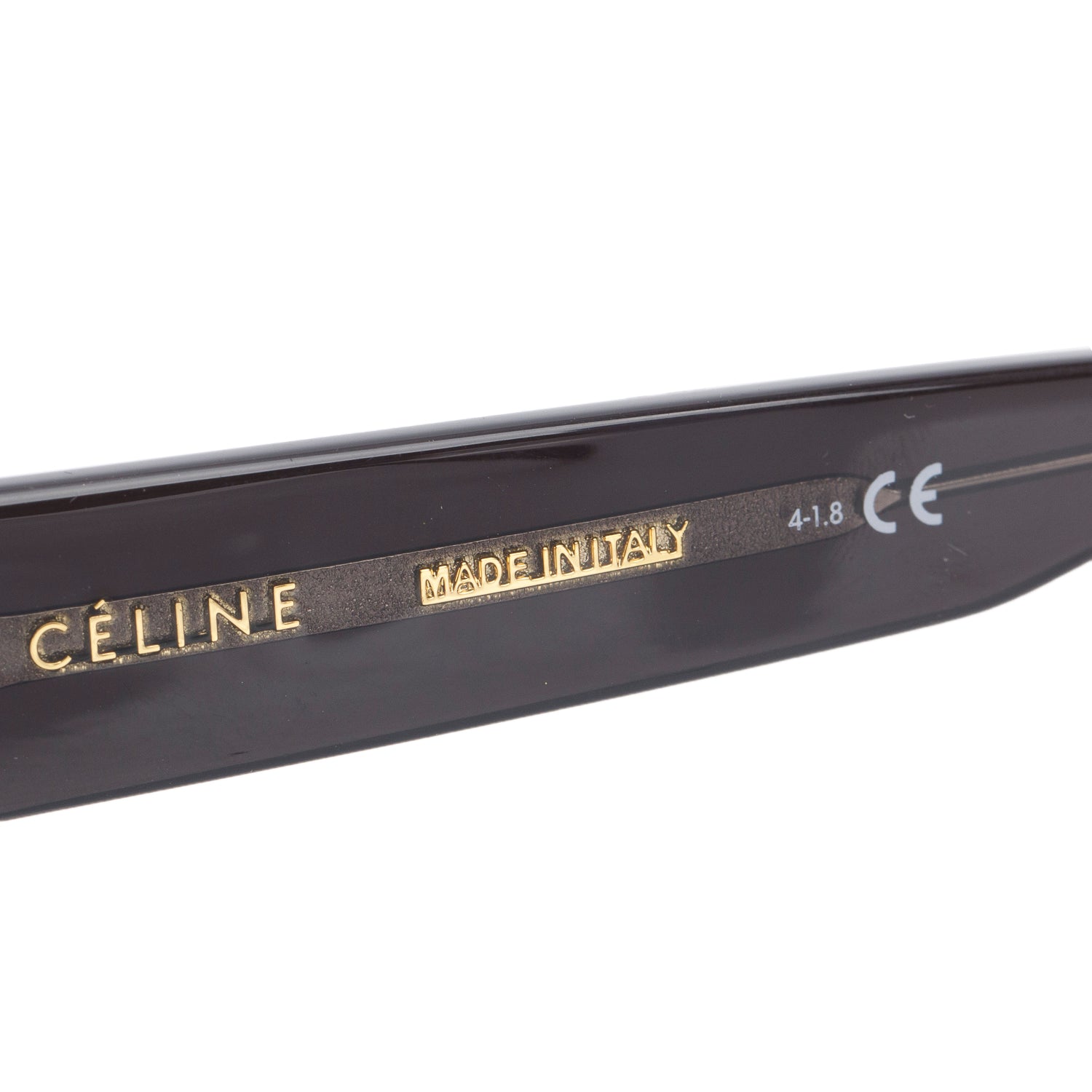 Celine CL40049I Black Acetate Square Sunglasses w/ Box & Case