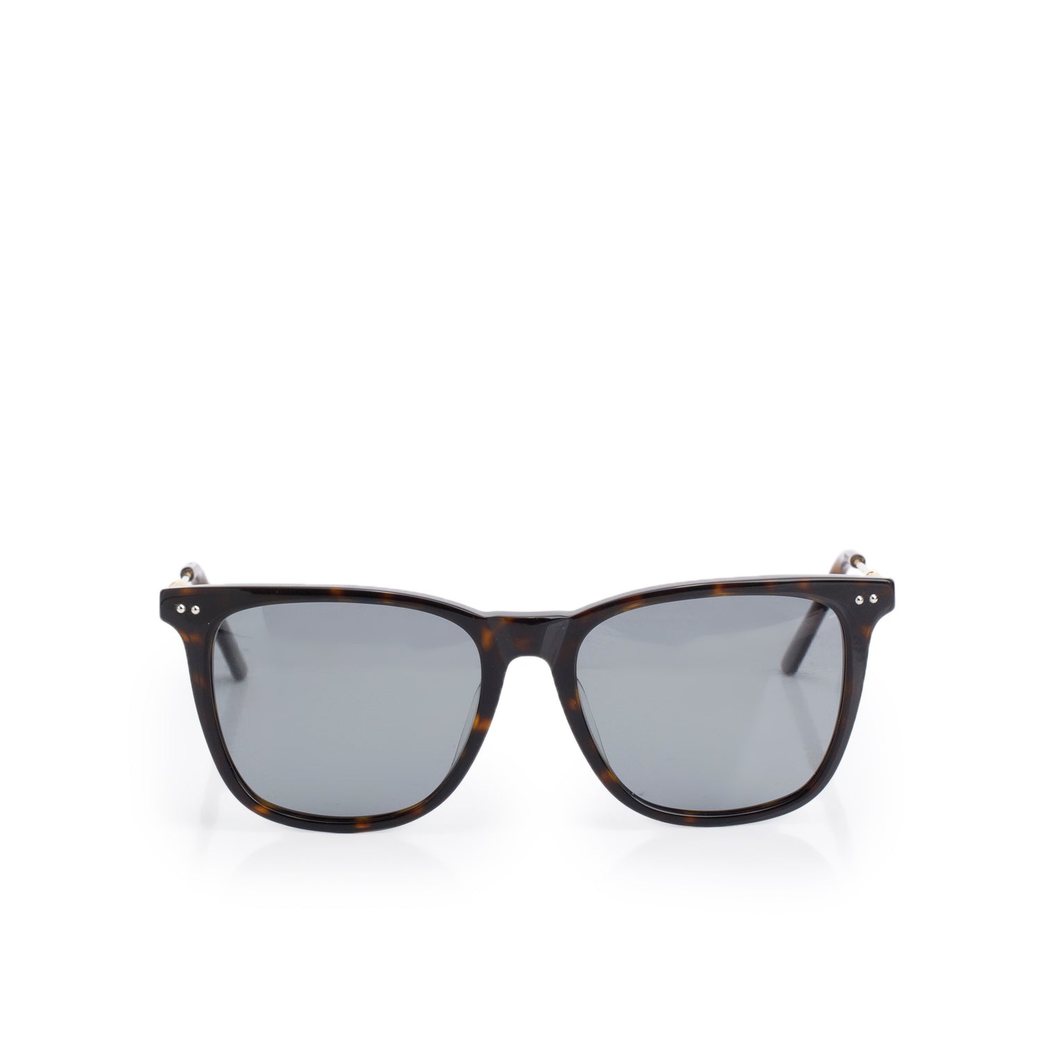 Bottega Veneta BV0072SA Havana Wayfafer Polarized Sunglasses w/ Box & Pouch