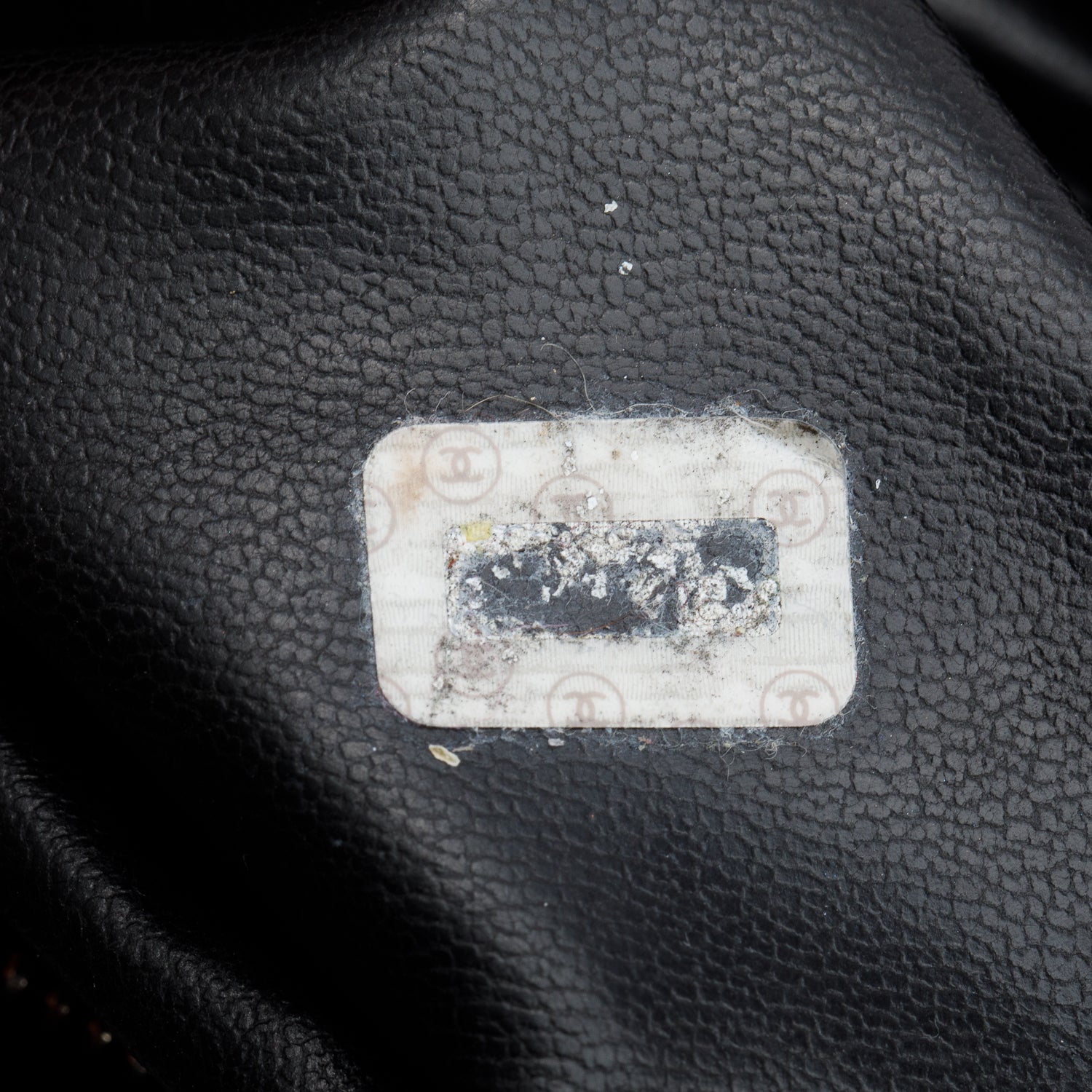 Chanel Vintage Black Caviar CC Shoulder Bag w/ Authenticity Card