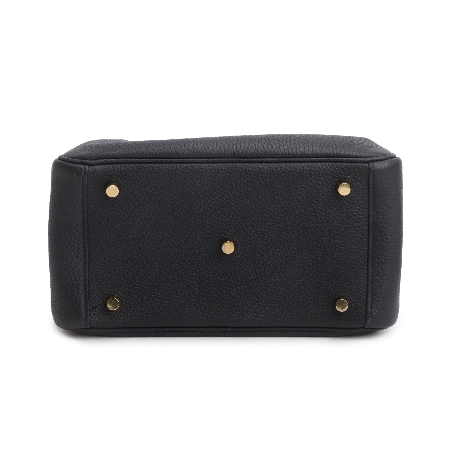 Hermes 2024 Noir Taurillon Clemence Leather Lindy 26