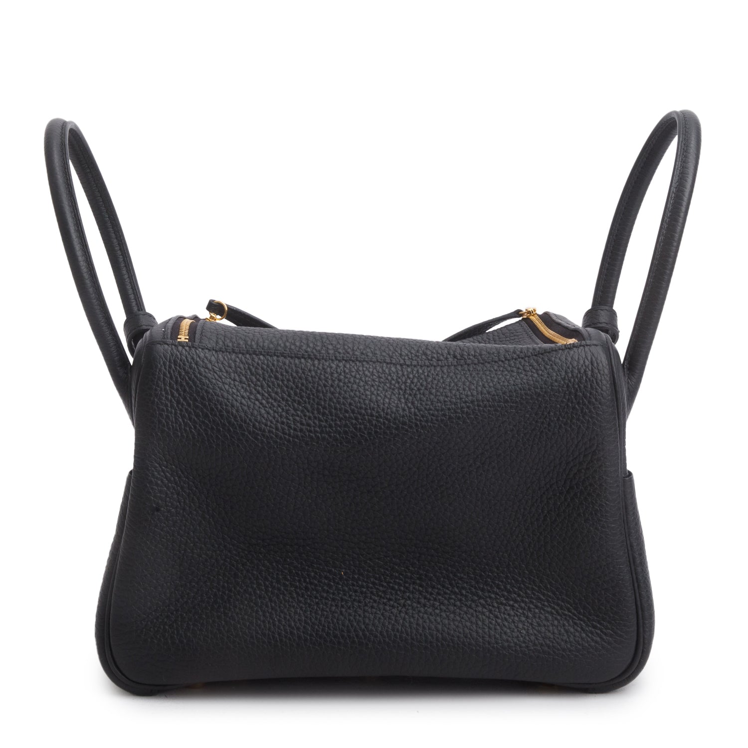 Hermes 2024 Noir Taurillon Clemence Leather Lindy 26