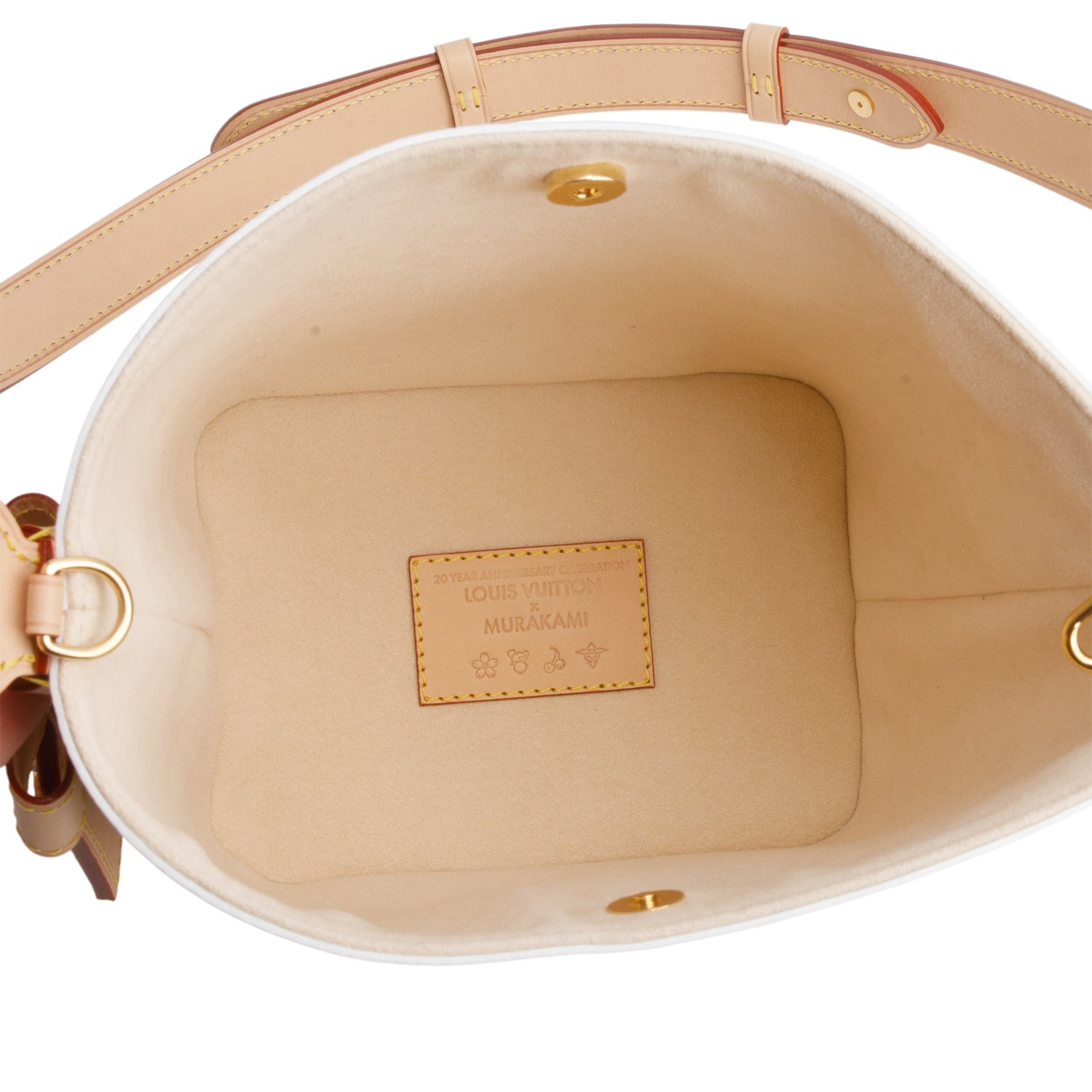 Louis Vuitton Monogram Multicolor LV x TM All in BB Bucket Bag w/ Pouch & Strap