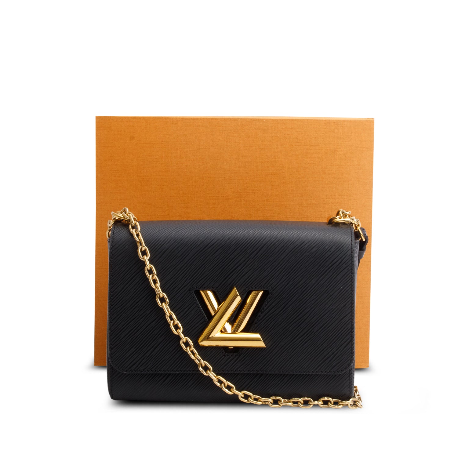 Louis Vuitton Black Epi Leather Twist MM w/ Box