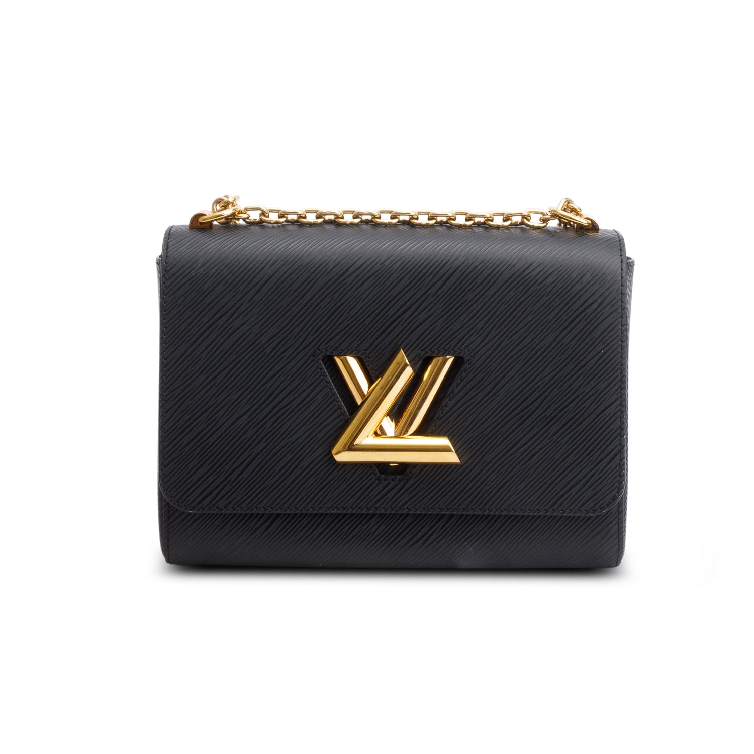 Louis Vuitton Black Epi Leather Twist MM w/ Box