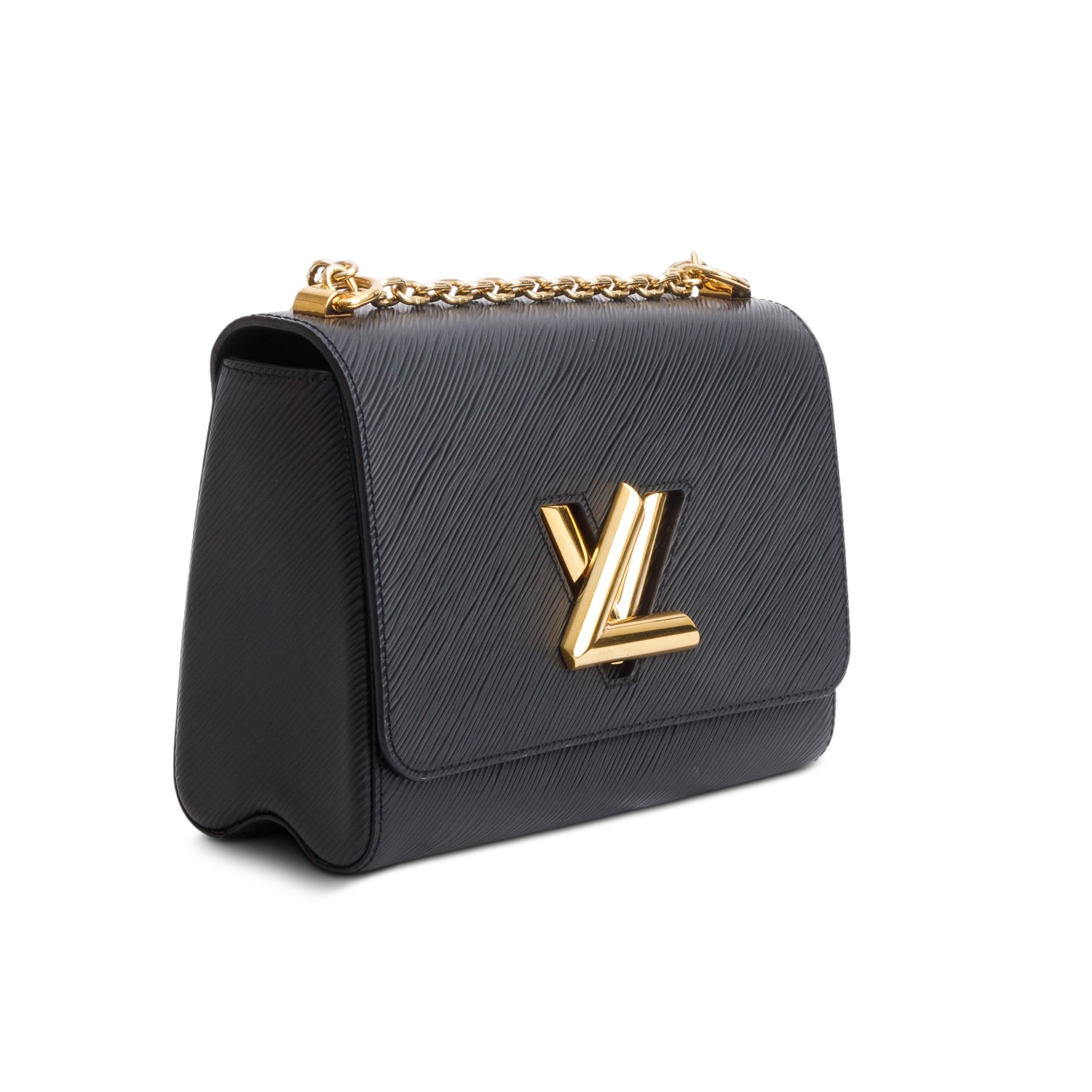 Louis Vuitton Black Epi Leather Twist MM w/ Box