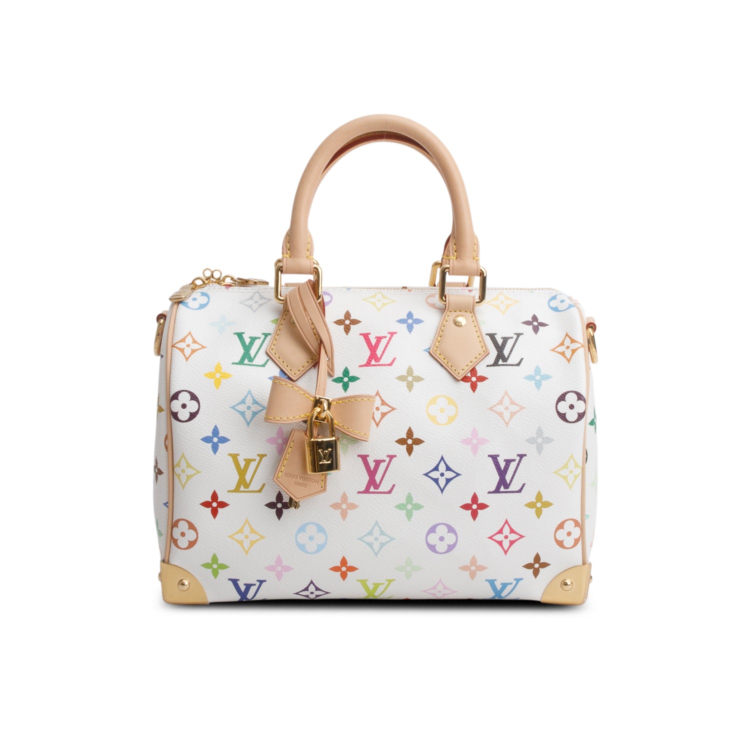 Louis Vuitton Monogram Multicolor LV x TM Speedy Bandouliere 25