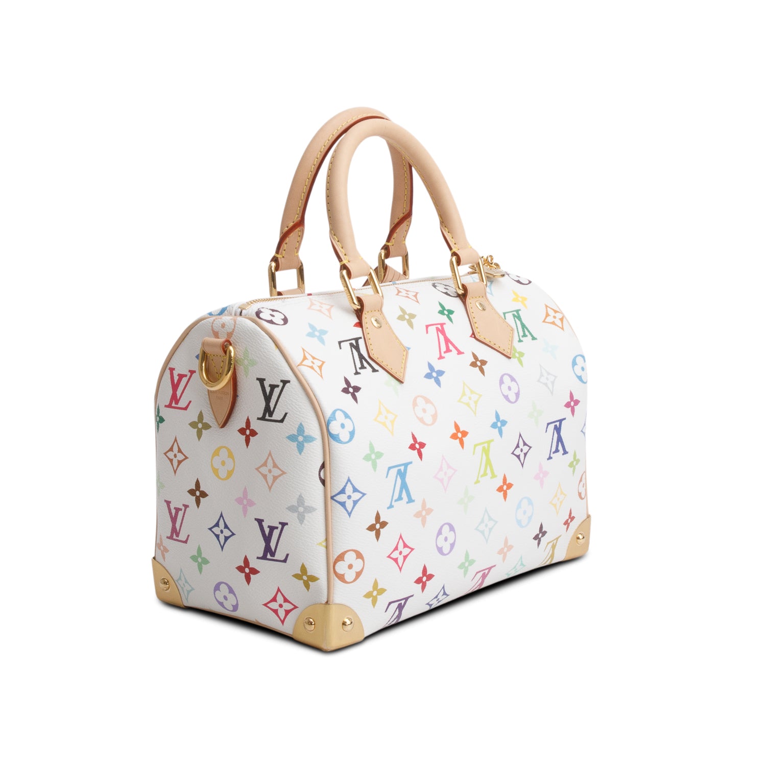 Louis Vuitton Monogram Multicolor LV x TM Speedy Bandouliere 25