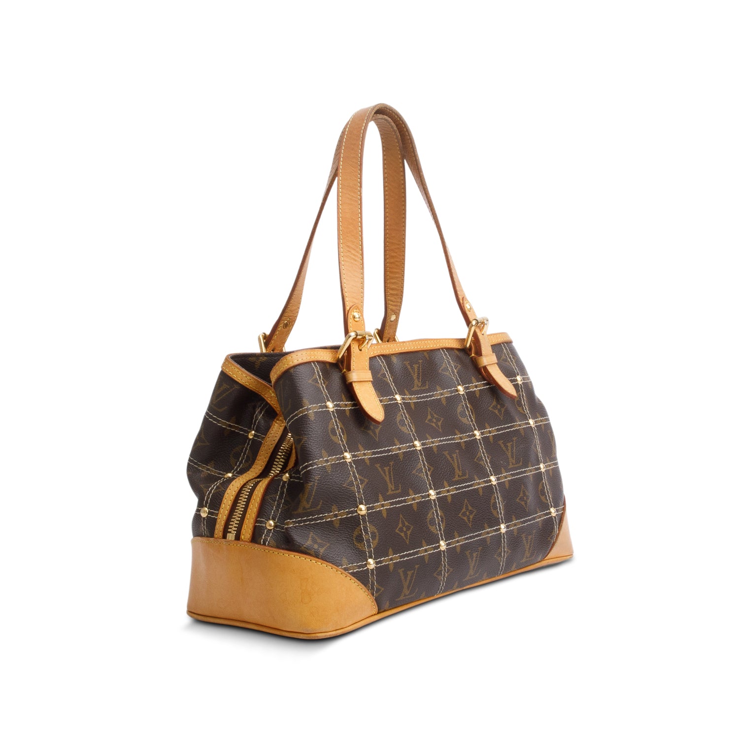 Louis Vuitton Monogram Riveting Shoulder Bag