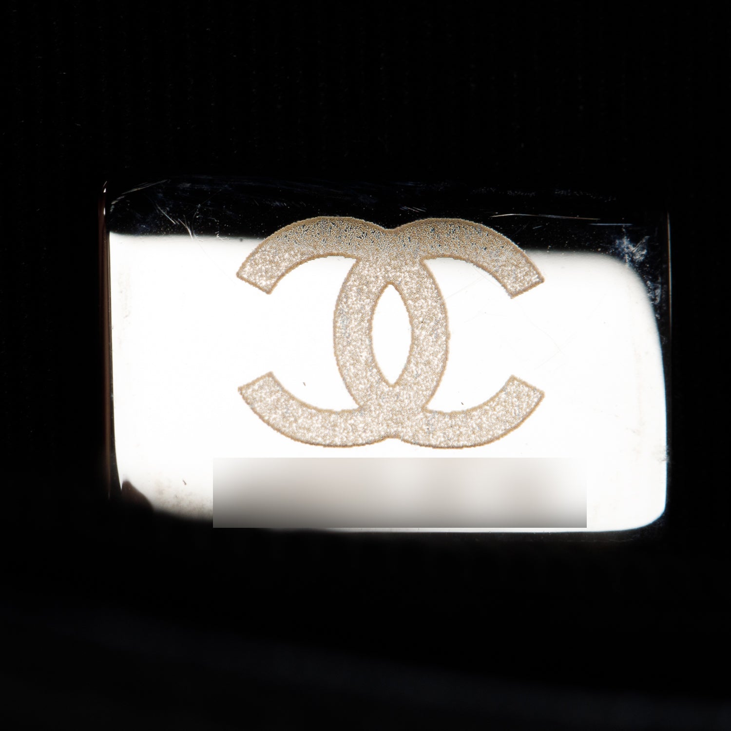 Chanel Grey Lambskin Quilted Wallet on Chain WOC w/ Box